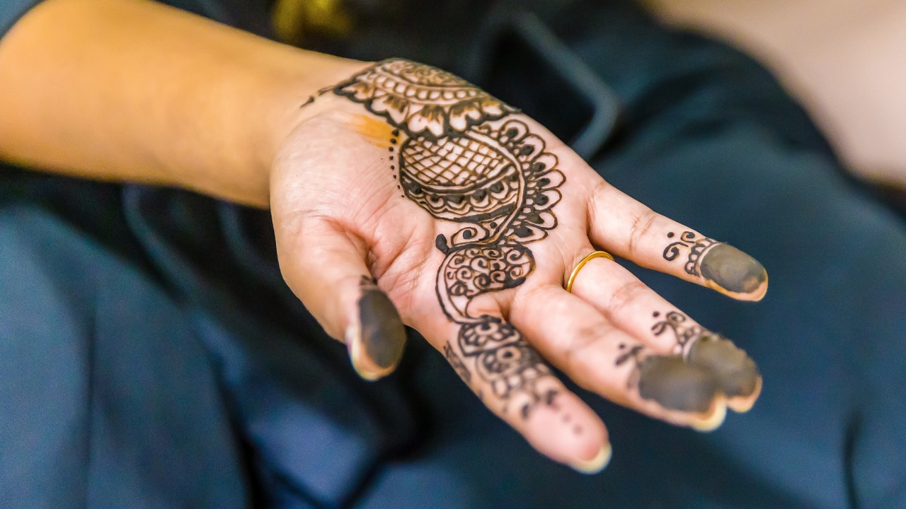 8. Arabic Inspired Groom Mehndi
