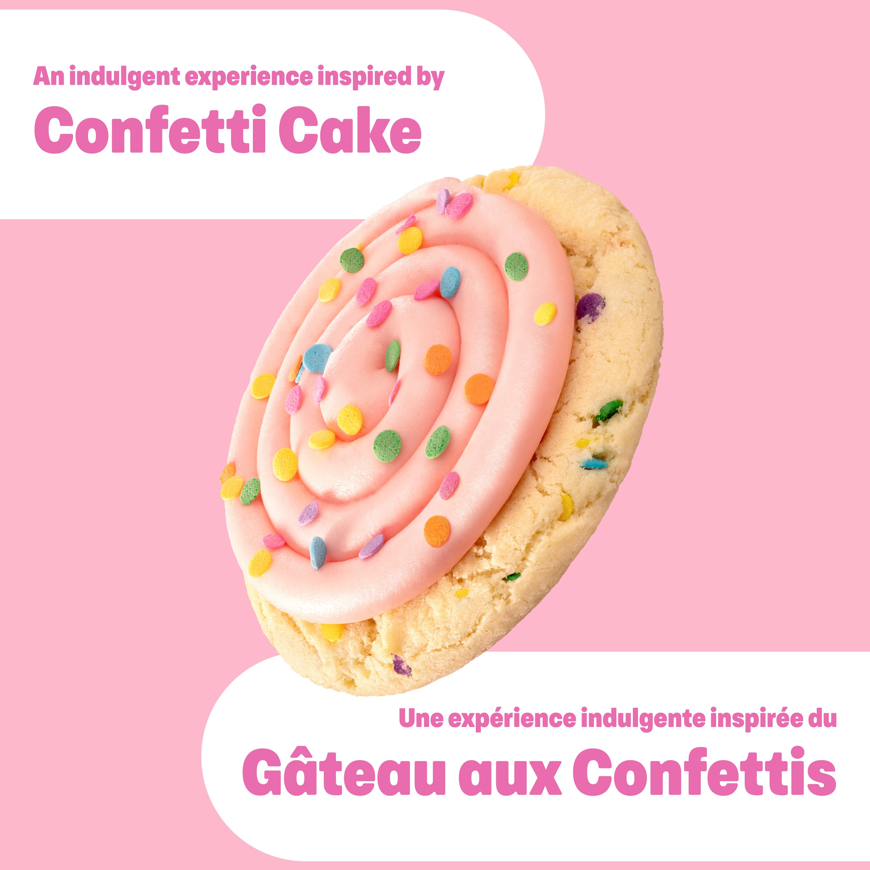 An indulgent experience inspired by confetti cake