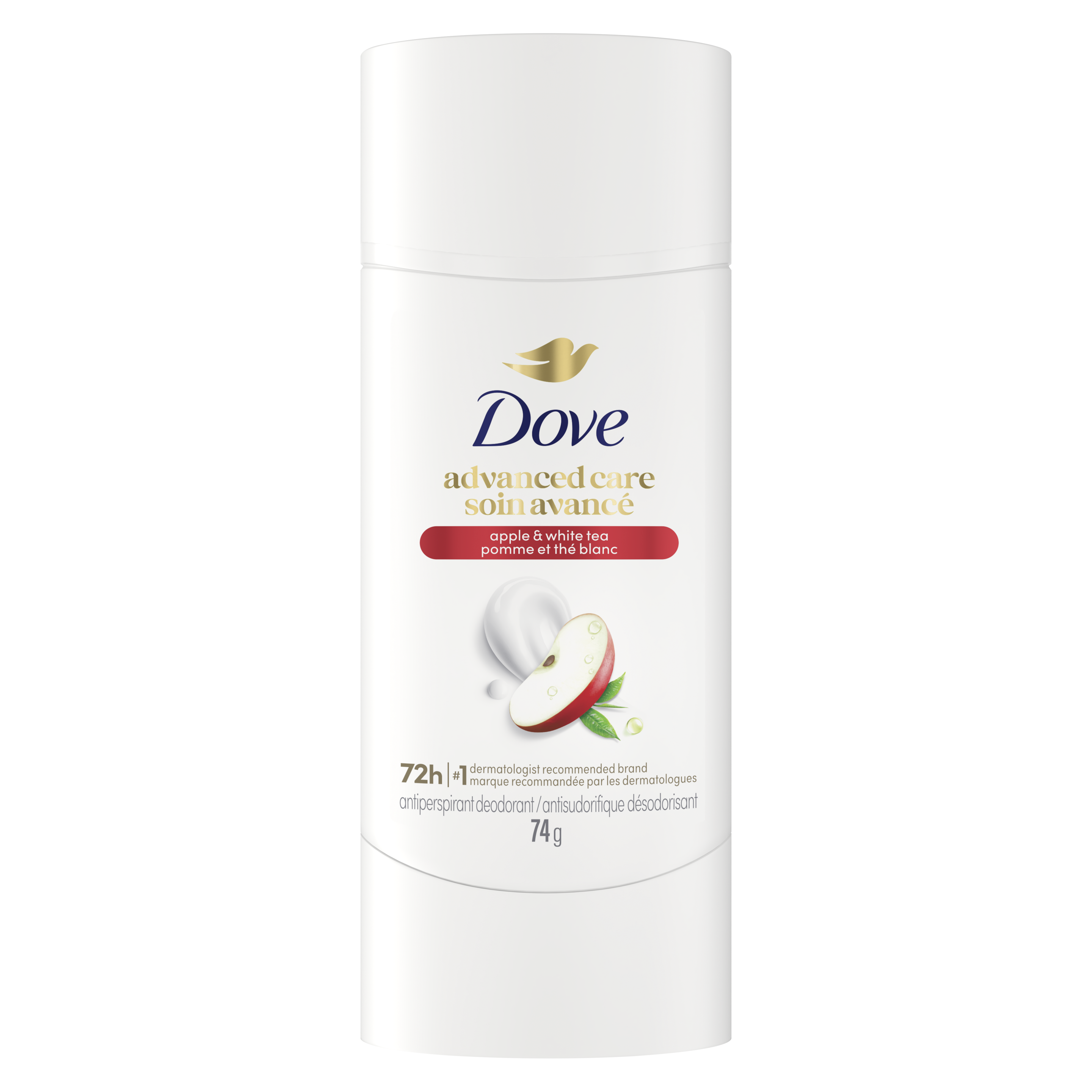 Advanced Care Antiperspirant Stick Apple & White Tea Scent 74g packshot
