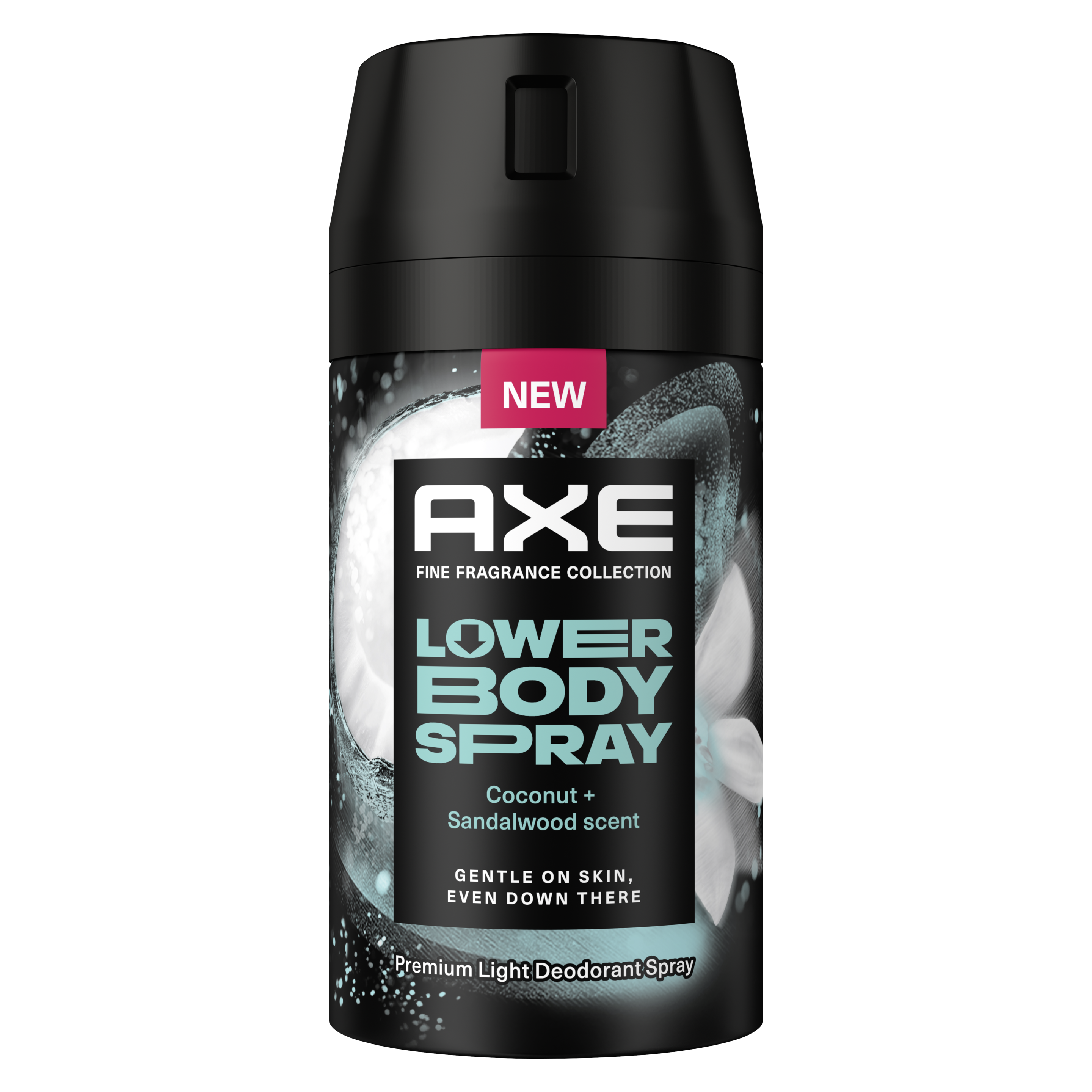 AXE Lower Body Coconut & Sandalwood dezodor aeroszol 100ml packshot