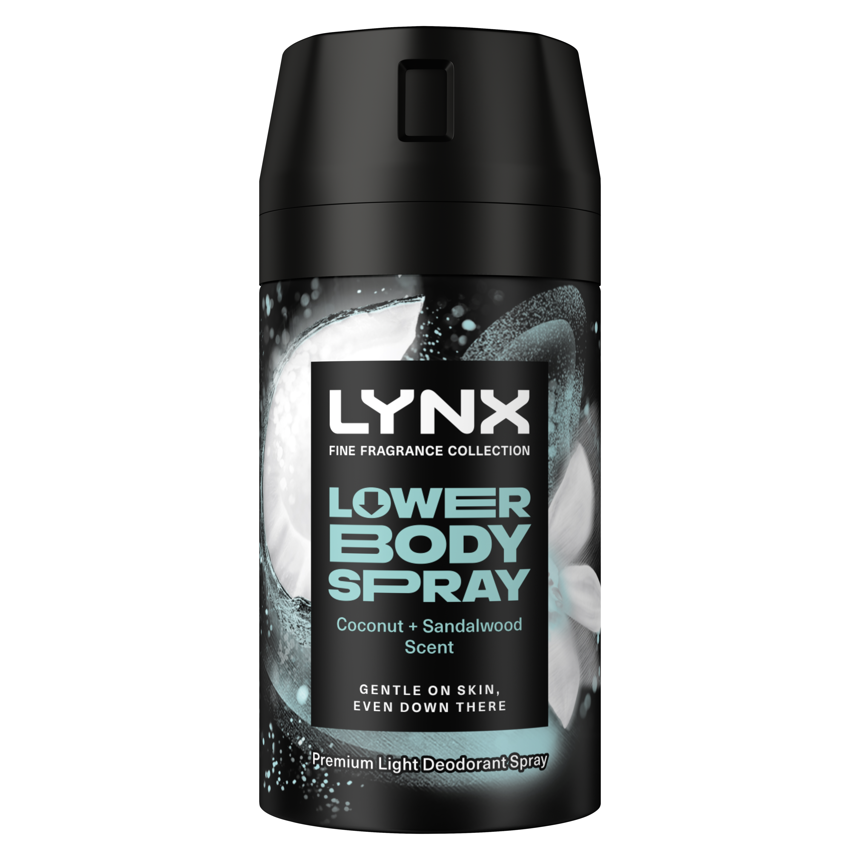 LYNX Coconut + Sandalwood Premium Lower Body Spray packshot