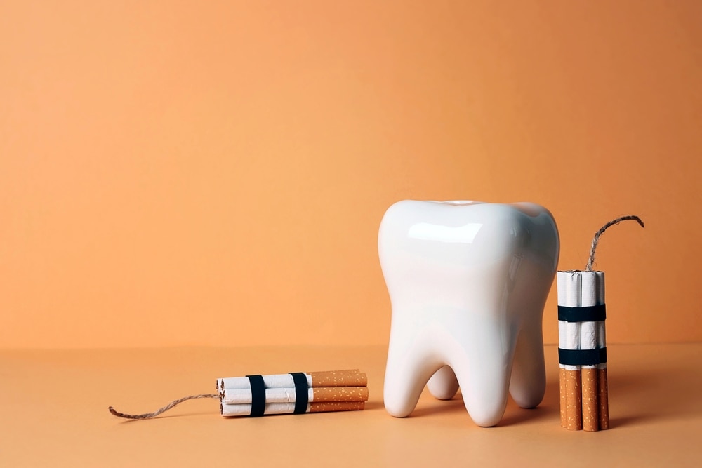 gigi kuning akibat merokok