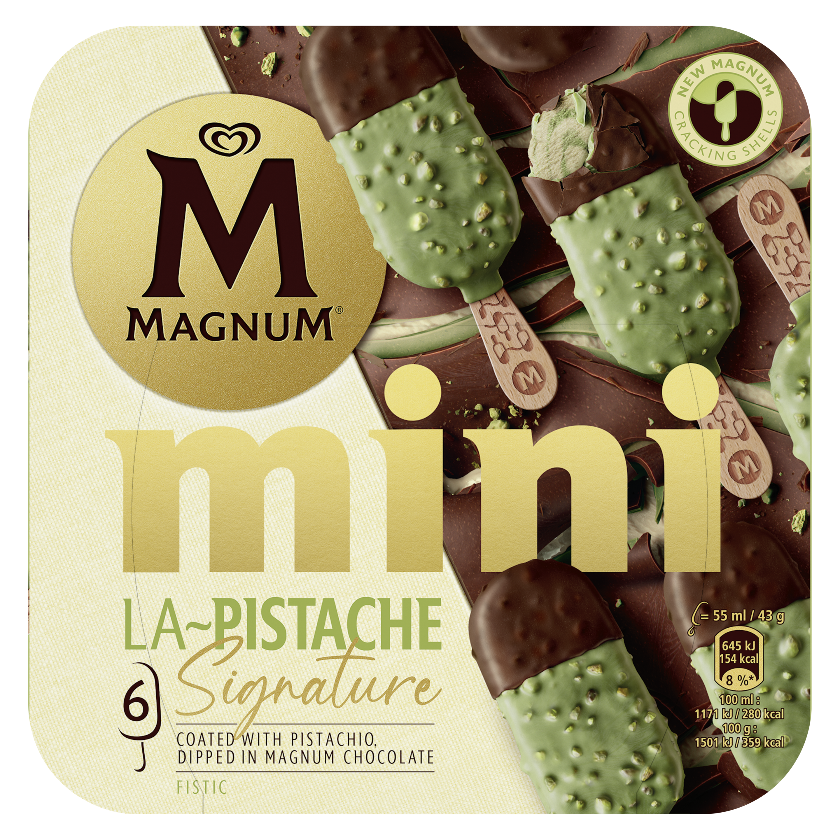 Magnum Mini Fistic 6x55ml packshot