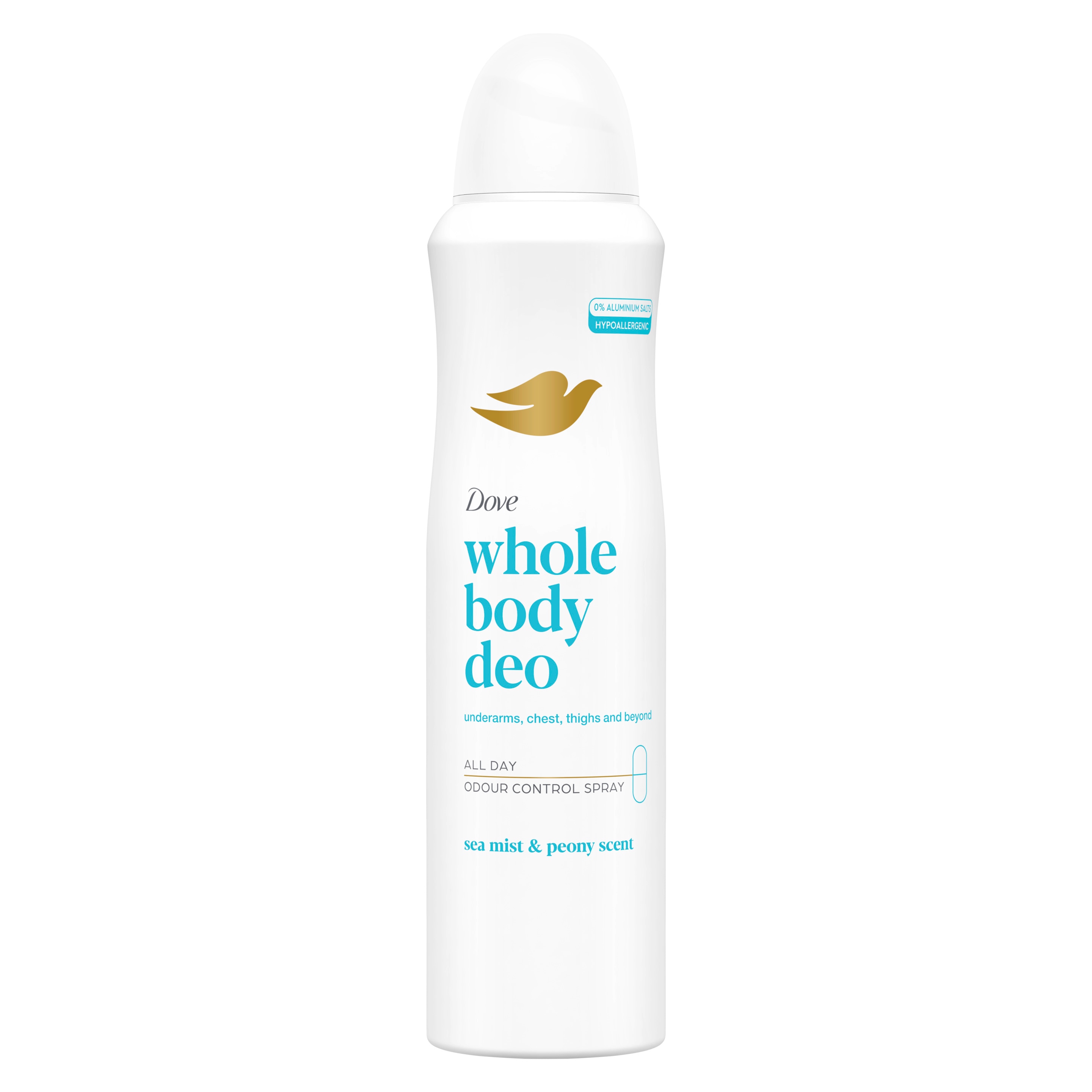 Dove Whole Body Deo Spray Ipoallergenico 150ml packshot