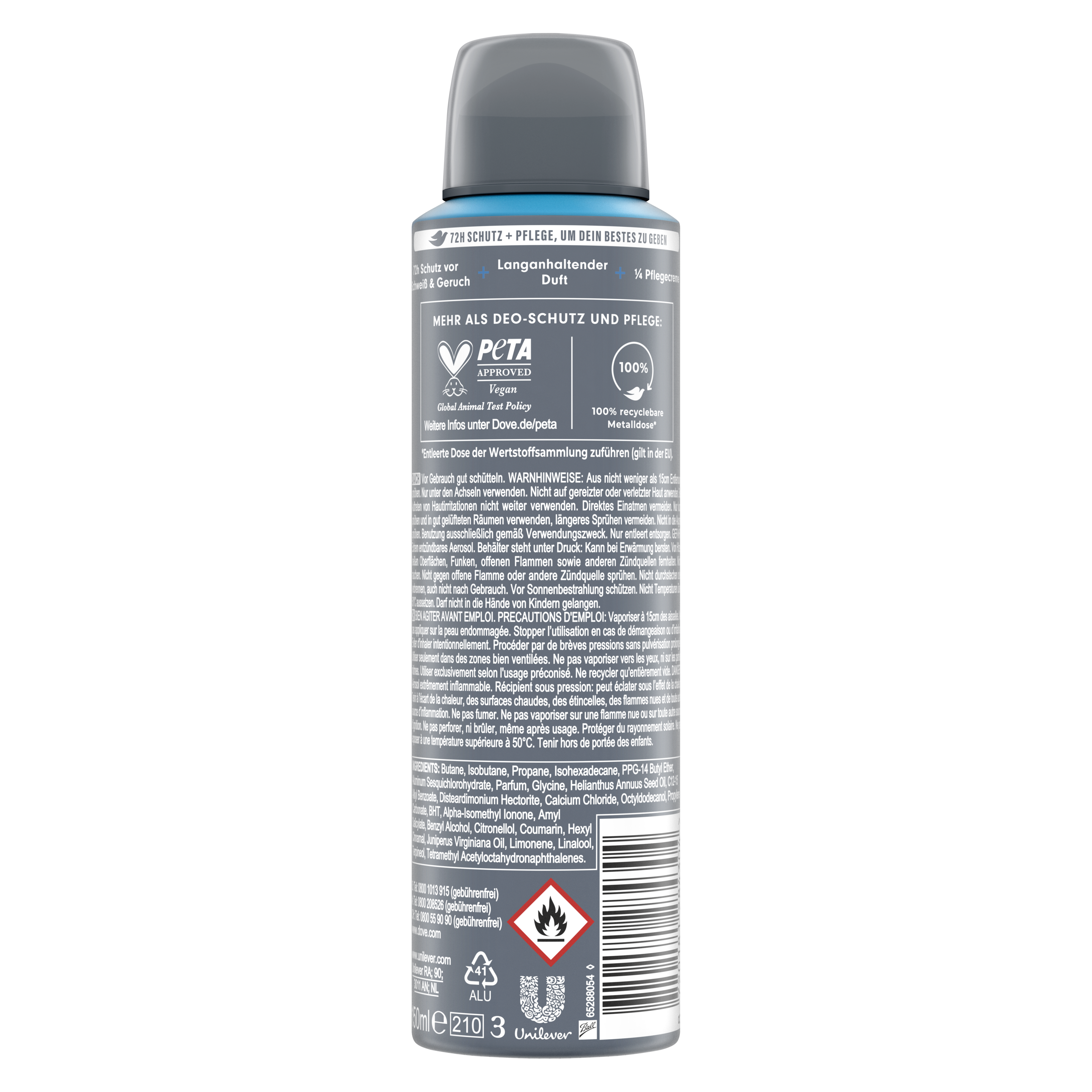 MEN+care advanced Anti-Transpirant-Spray Clean Comfort