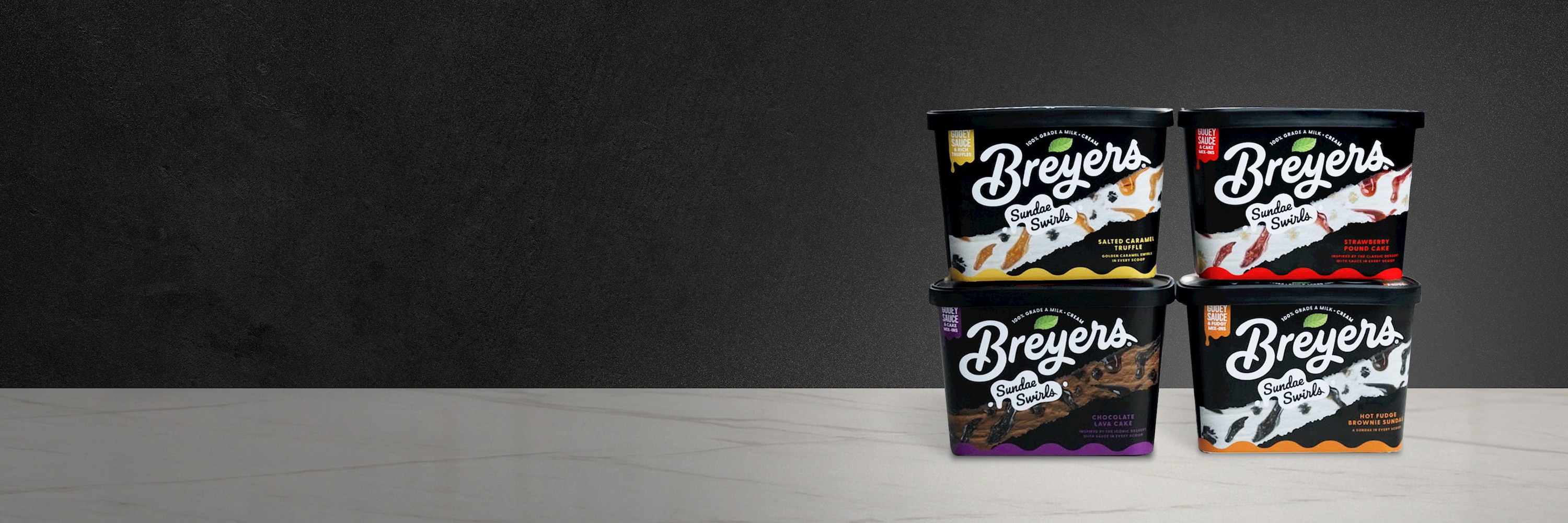 Breyers Sundae Swirls flavors