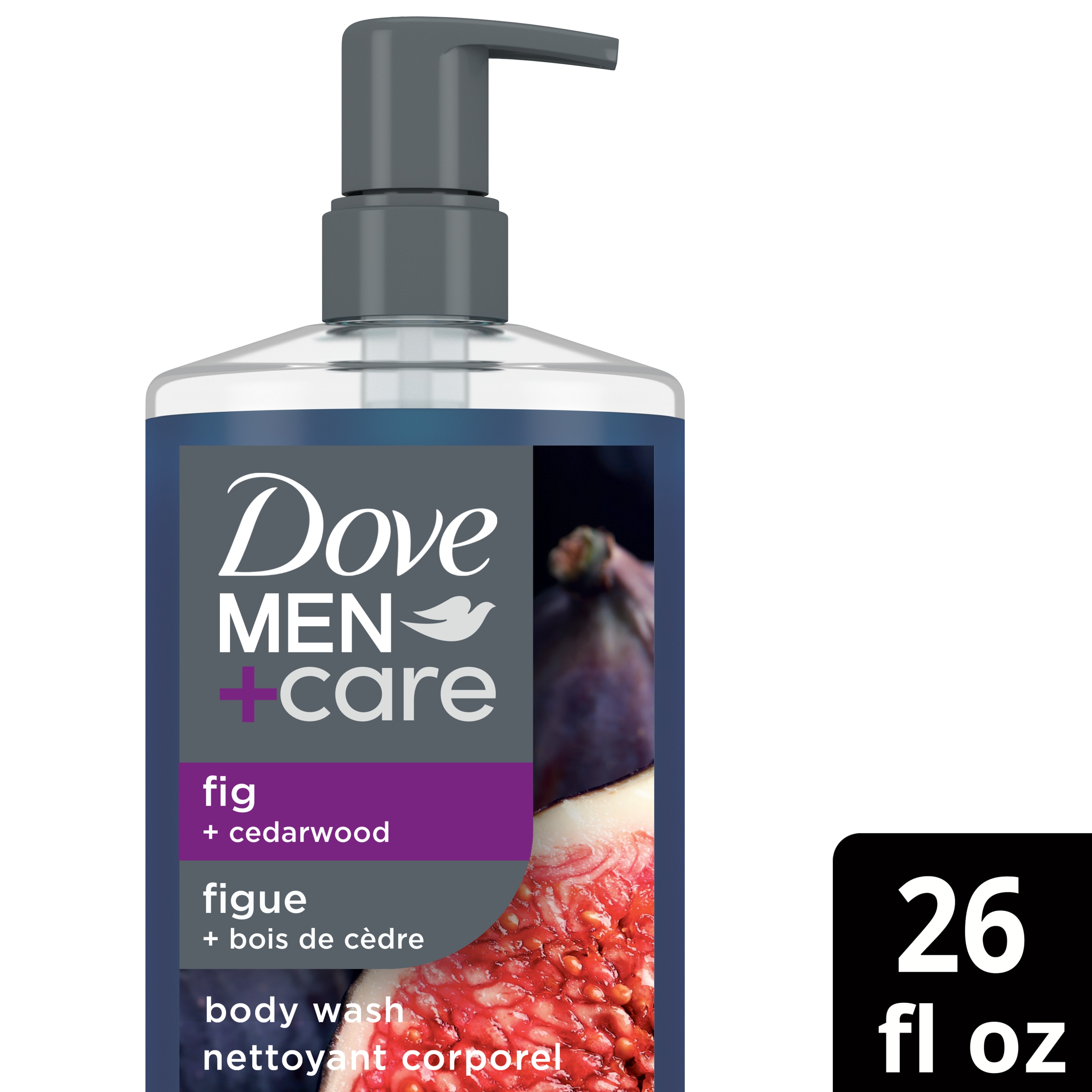 Men+Care Plant-Based Fig+Cedarwood Body Wash packshot