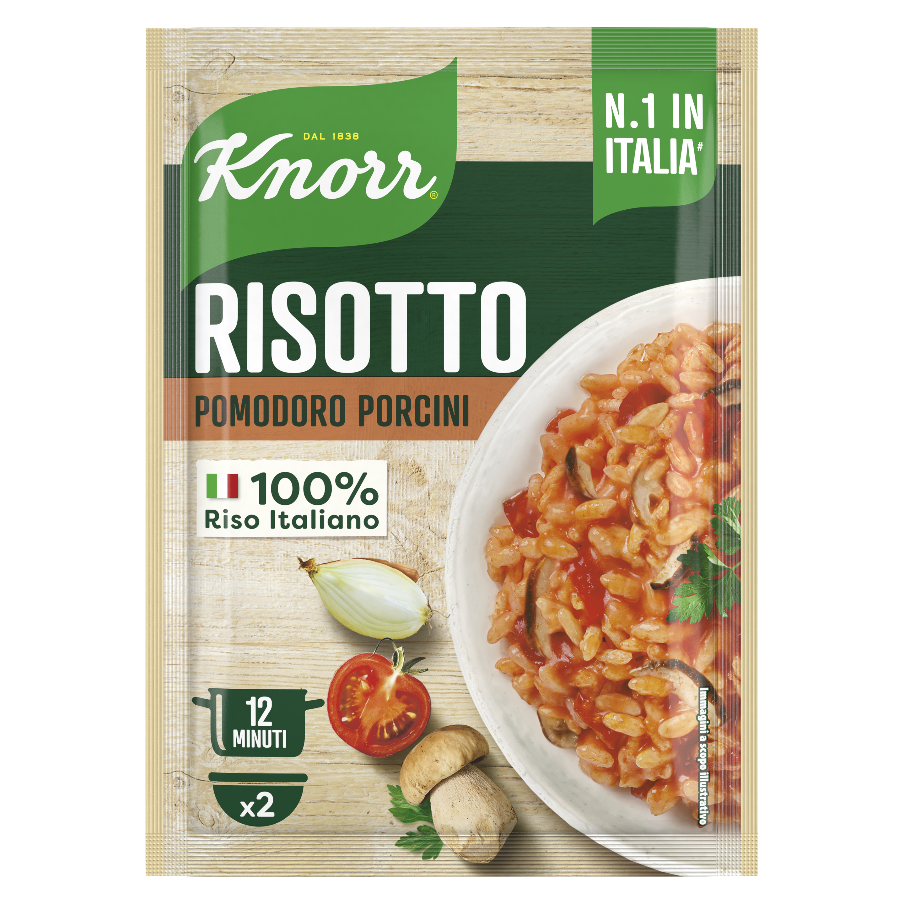 Risotto Pomodoro e Porcini packshot