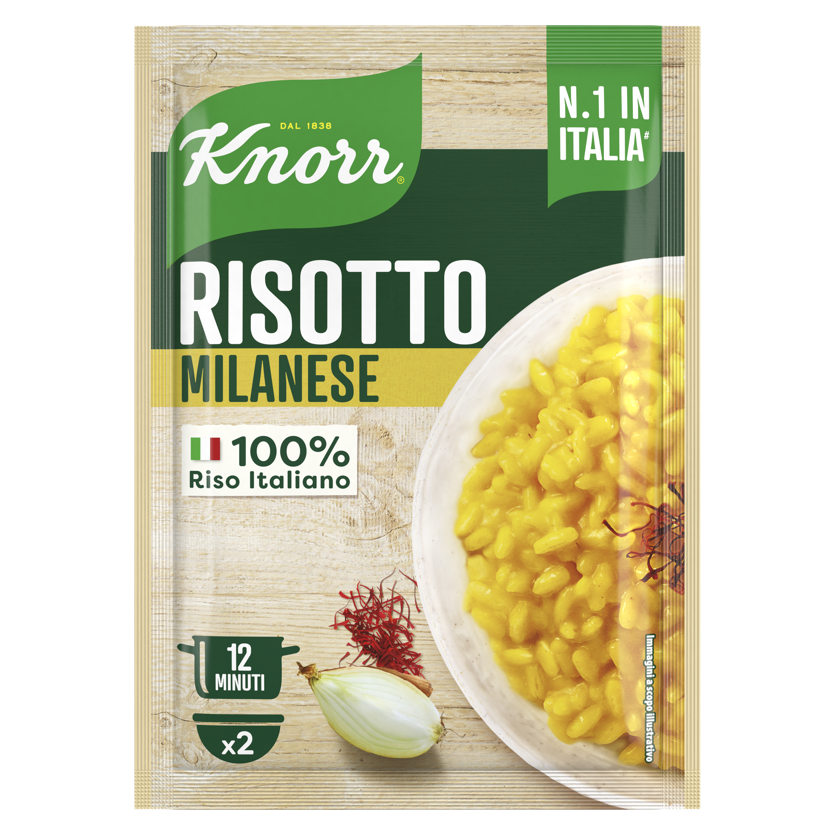 Risotto Milanese packshot