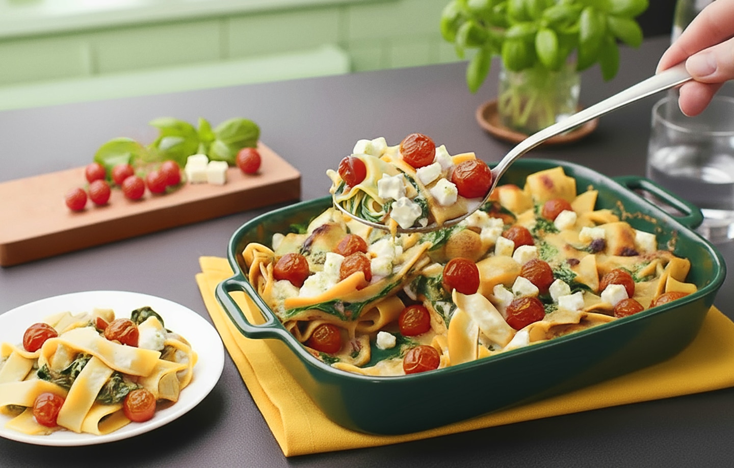 Italian Herb Chicken with Pasta