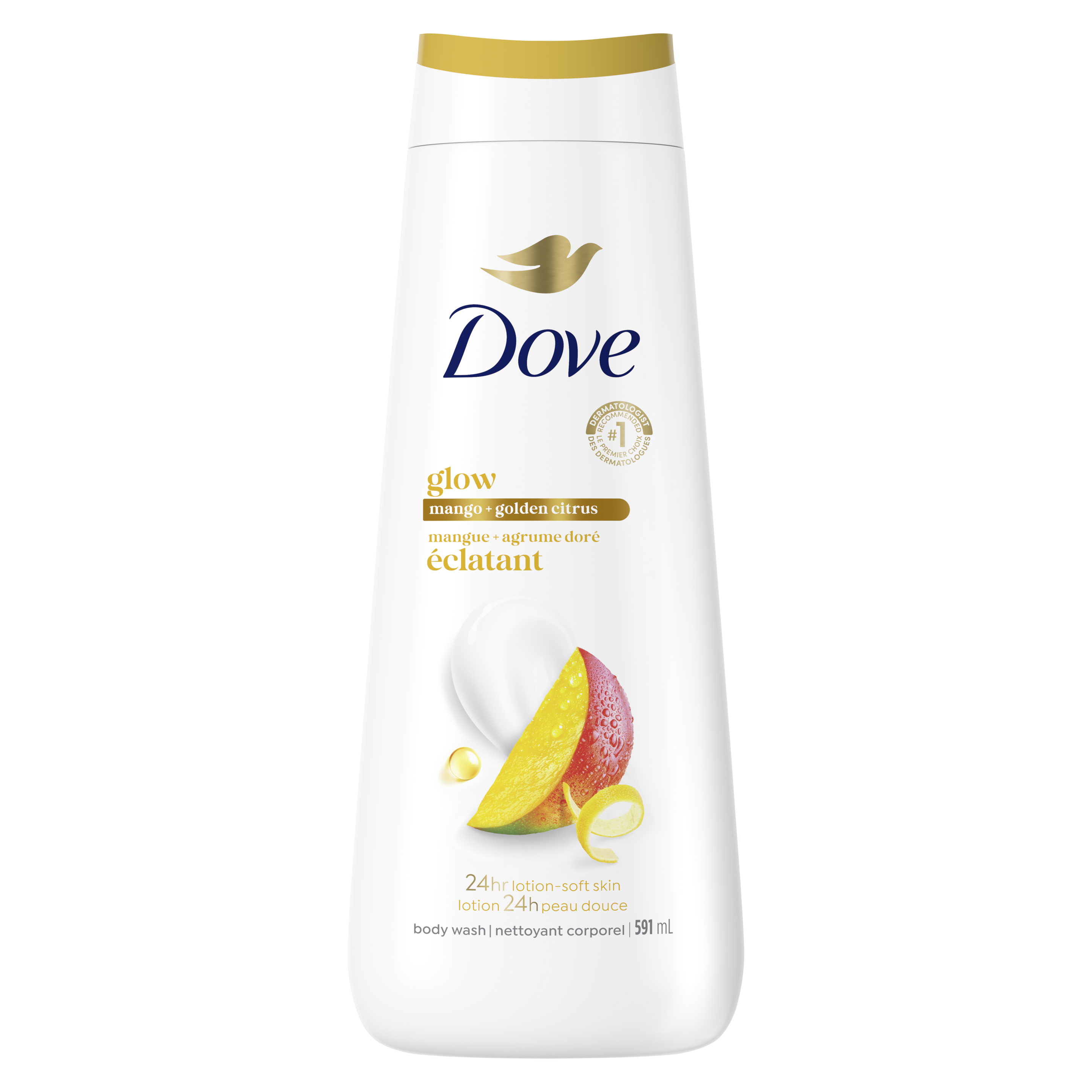 Dove Mango + Golden Citrus Body Wash packshot