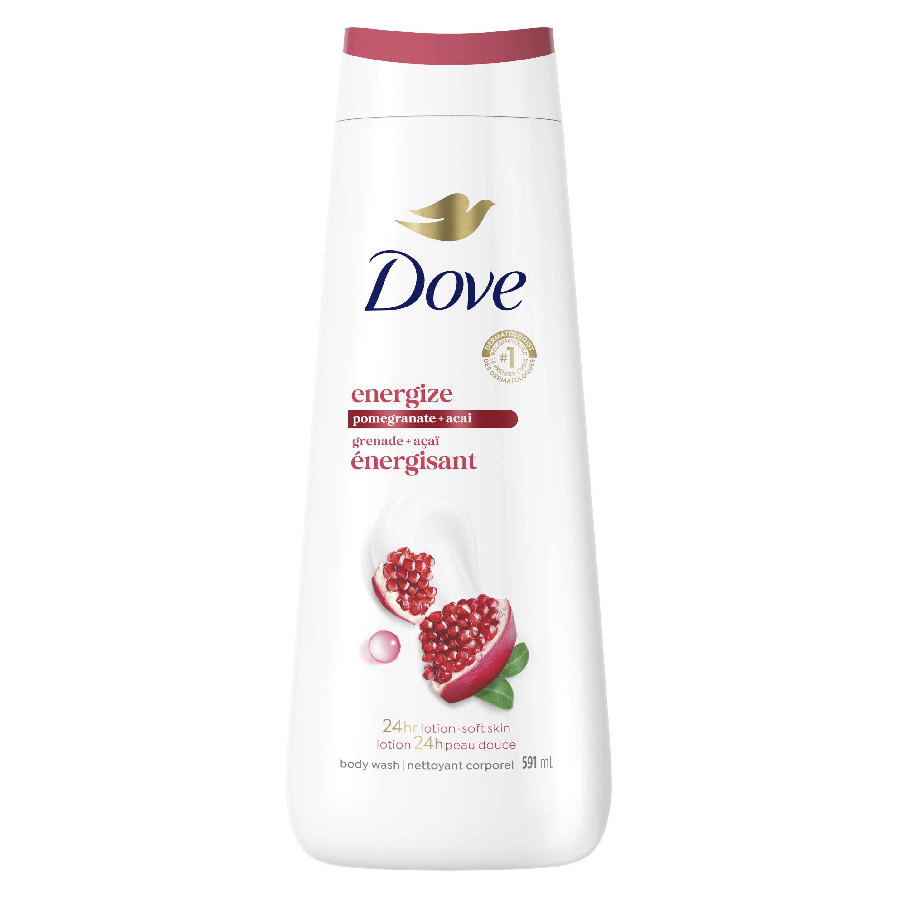 Rejuvenating Body Wash with Pomegranate and Hibiscus Tea Body Wash 354ml packshot