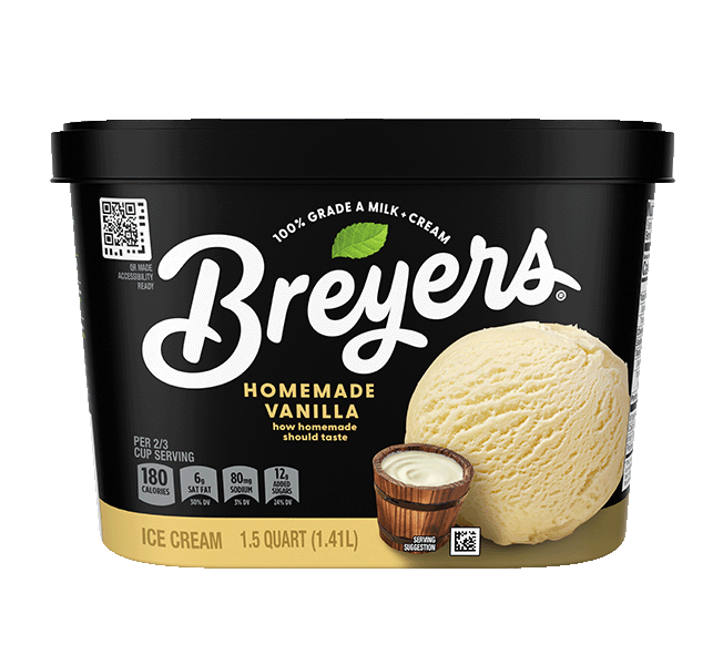Breyers Homemade Vanilla Ice Cream