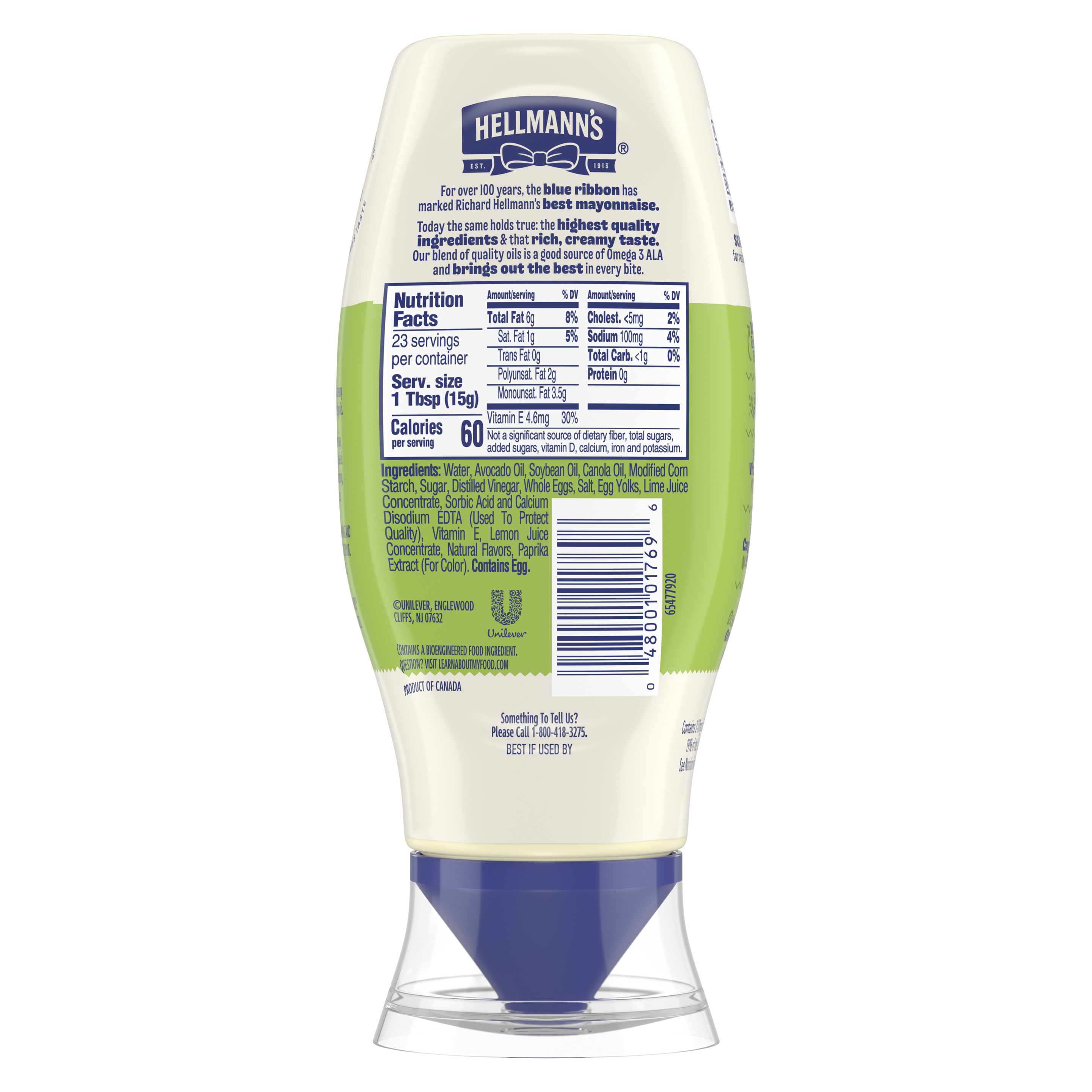 Avocado Oil Mayonnaise(Back)