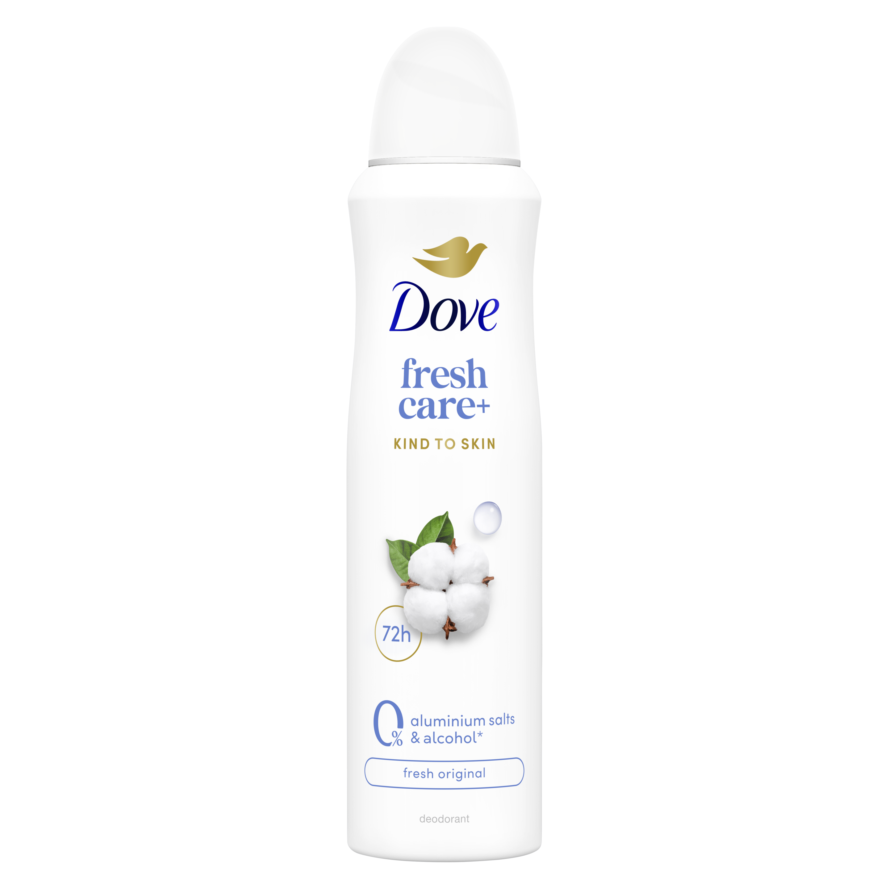 Dove Deodorant Spray Original 0% 150ml packshot