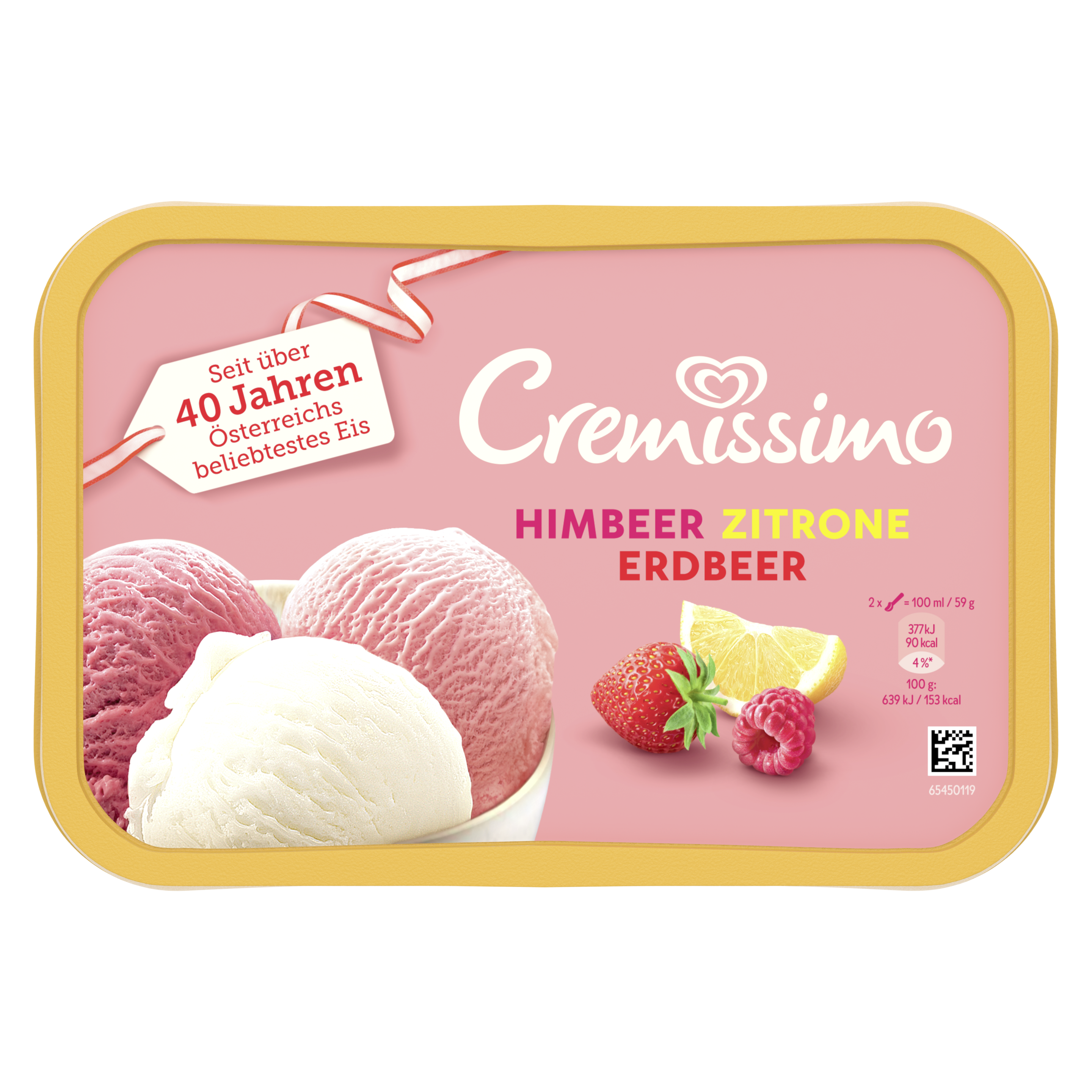 Cremissimo Himbeer Zitrone Erdbeer