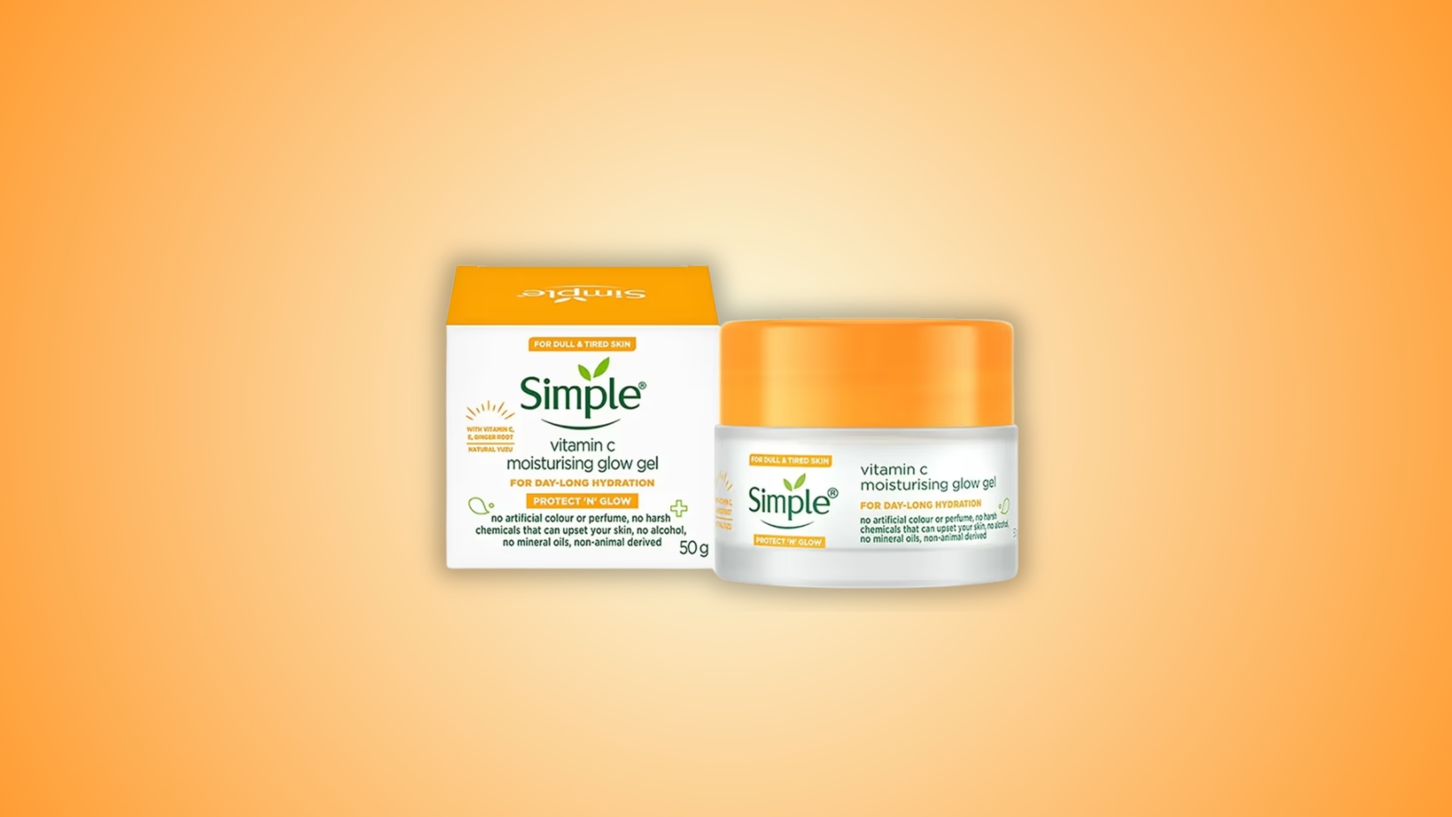 3. Simple Protect N Glow Vitamin C Moisturising Glow Gel