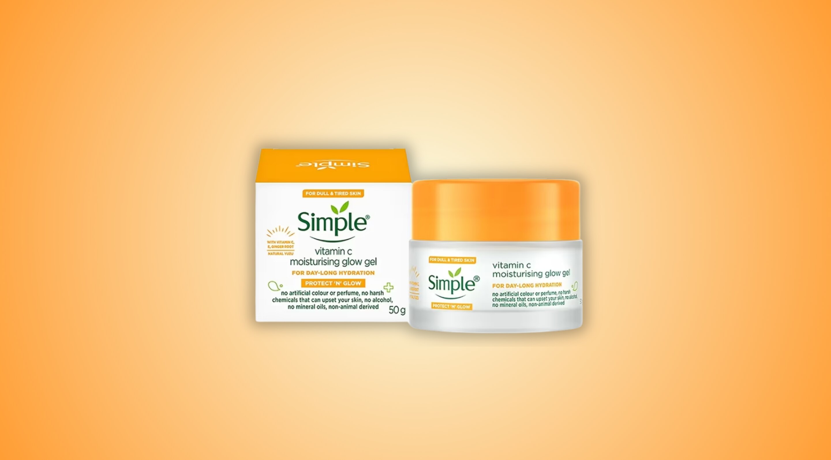3. Simple Protect N Glow Vitamin C Moisturising Glow Gel