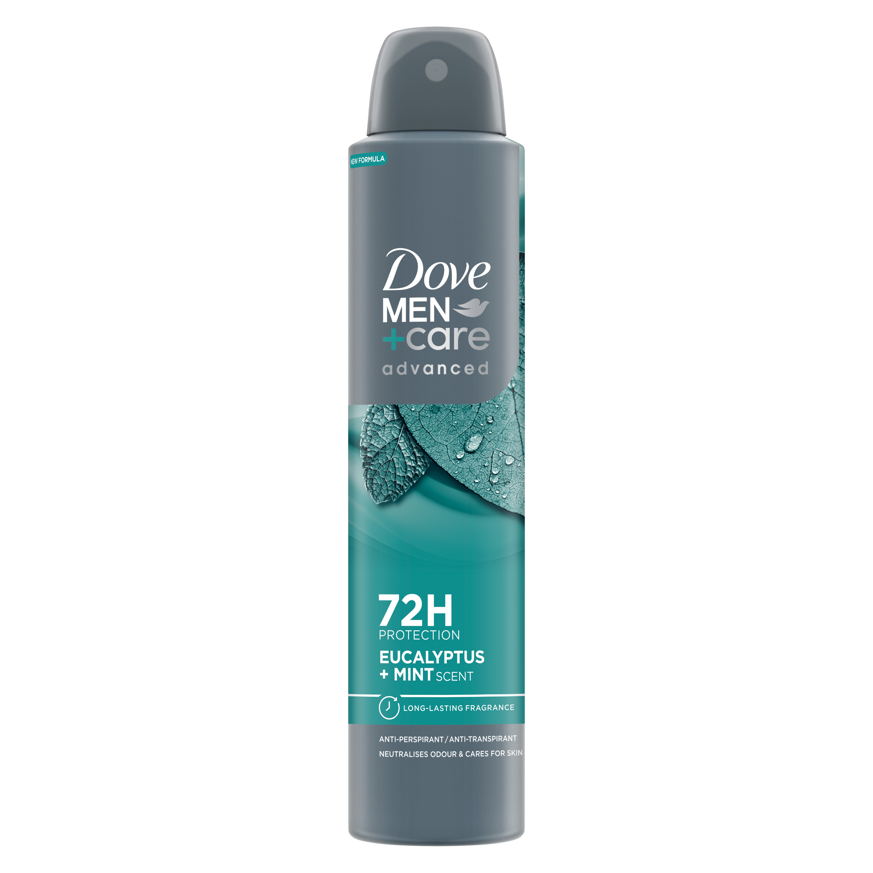 Dove Men+Care Advanced Eucalptus and Mint Antiperspirant Deodorant 200ml packshot