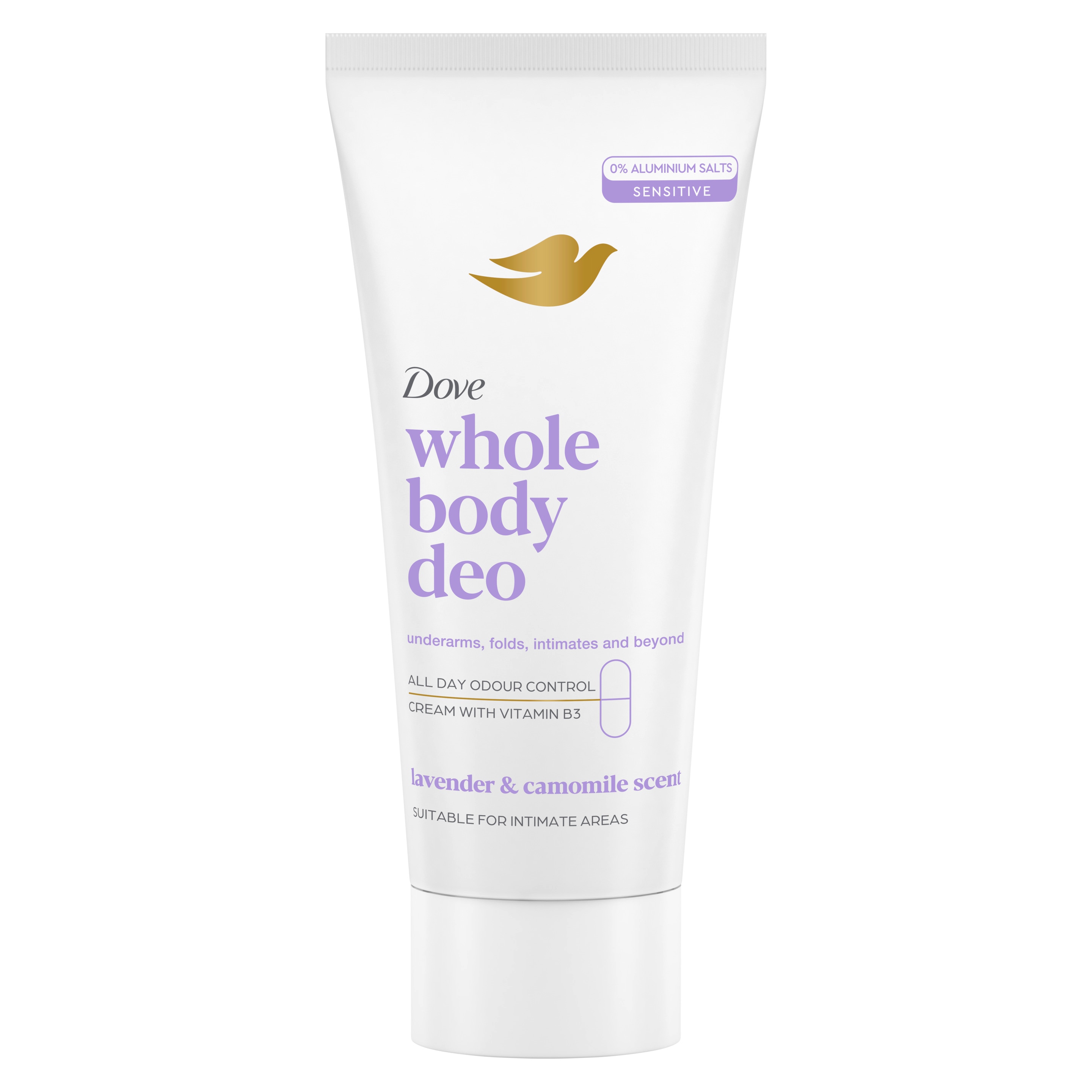 Dove Whole Body Deo Cream Lavender and camomille 75ml packshot