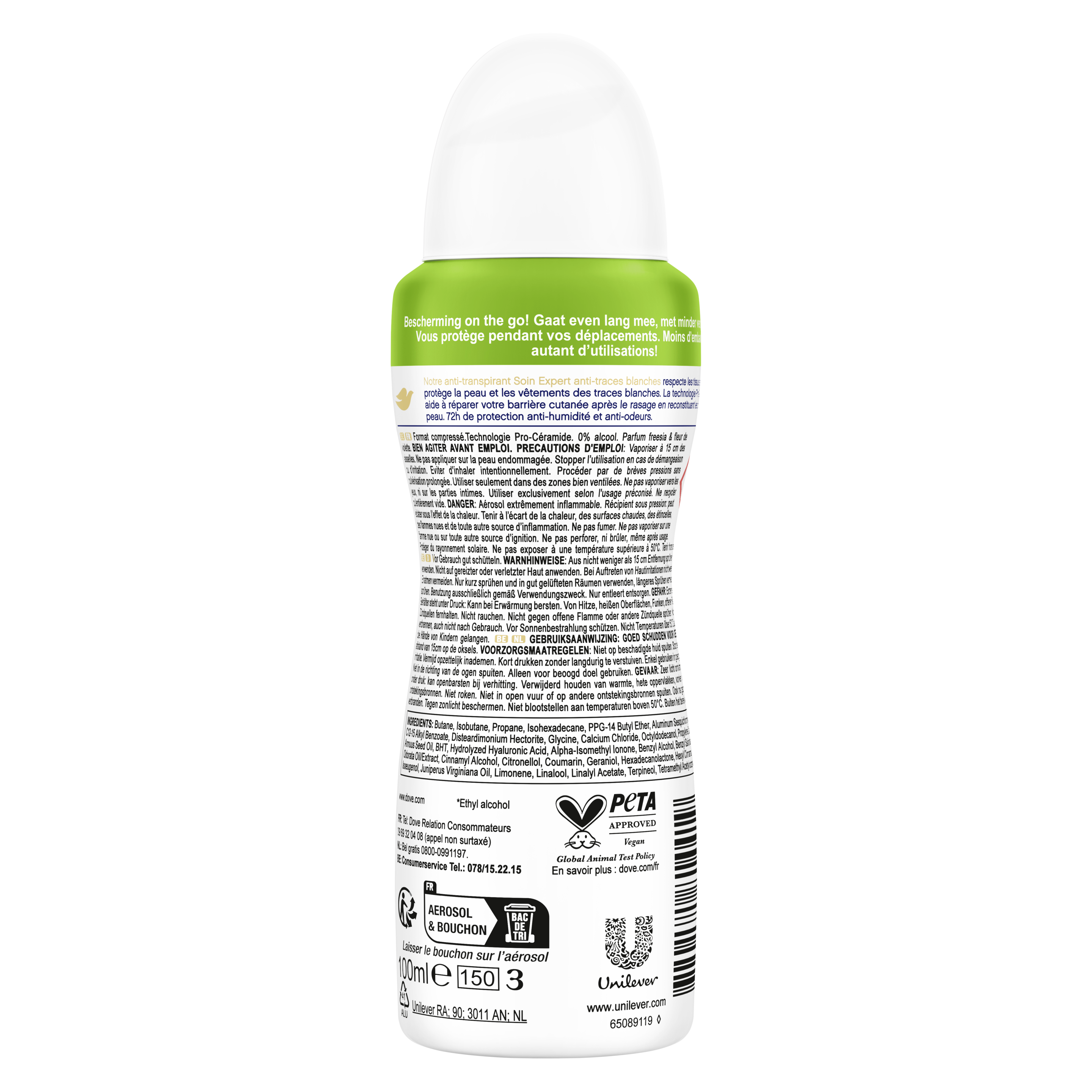 Apaise & Aide à Réparer Anti-Transpirant Invisible Dry Spray 100ml