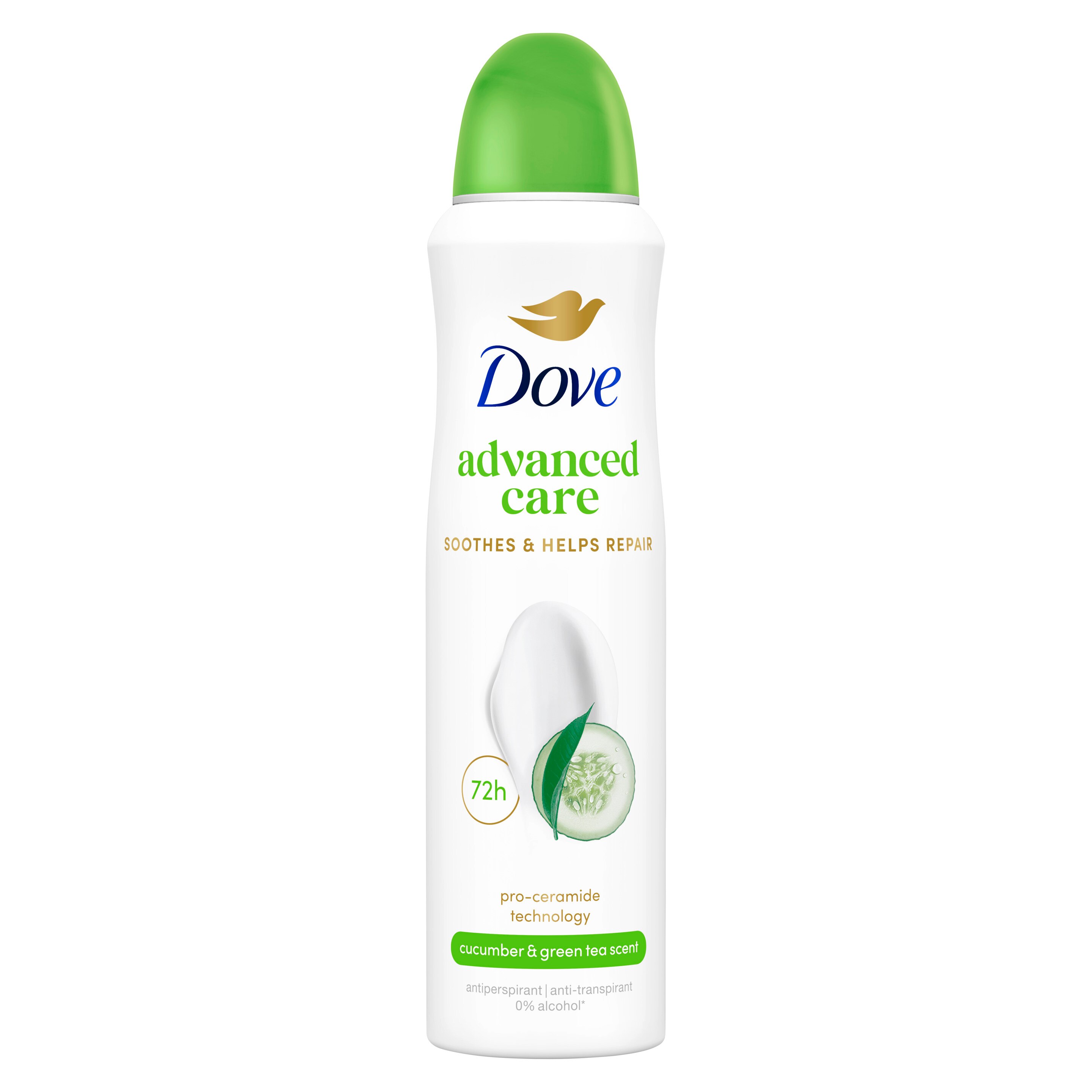 Dove Advanced Care Spray Cetriolo & Tè Verde packshot