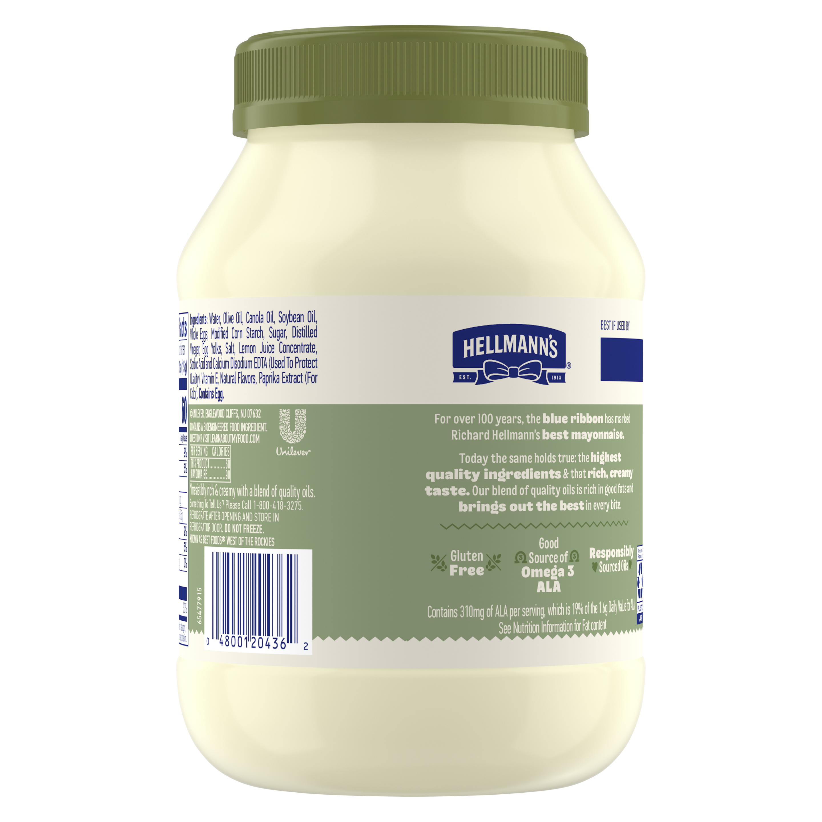 Mayonnaise Dressing with Olive Oil(Back)