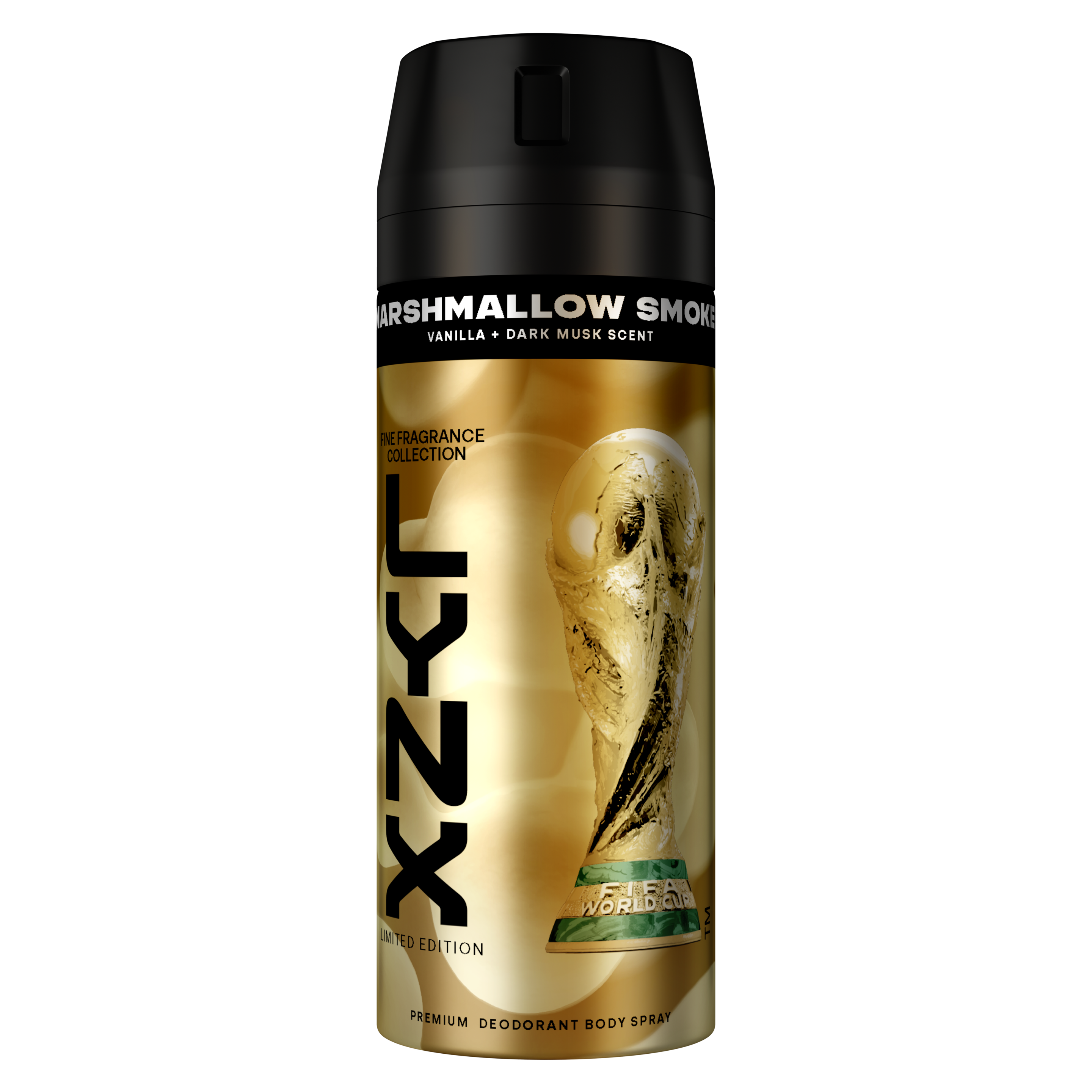 Lynx Limited Edition FIFA Fine Fragrance Collection Marshmallow Smoke Premium Body Spray 150 ml