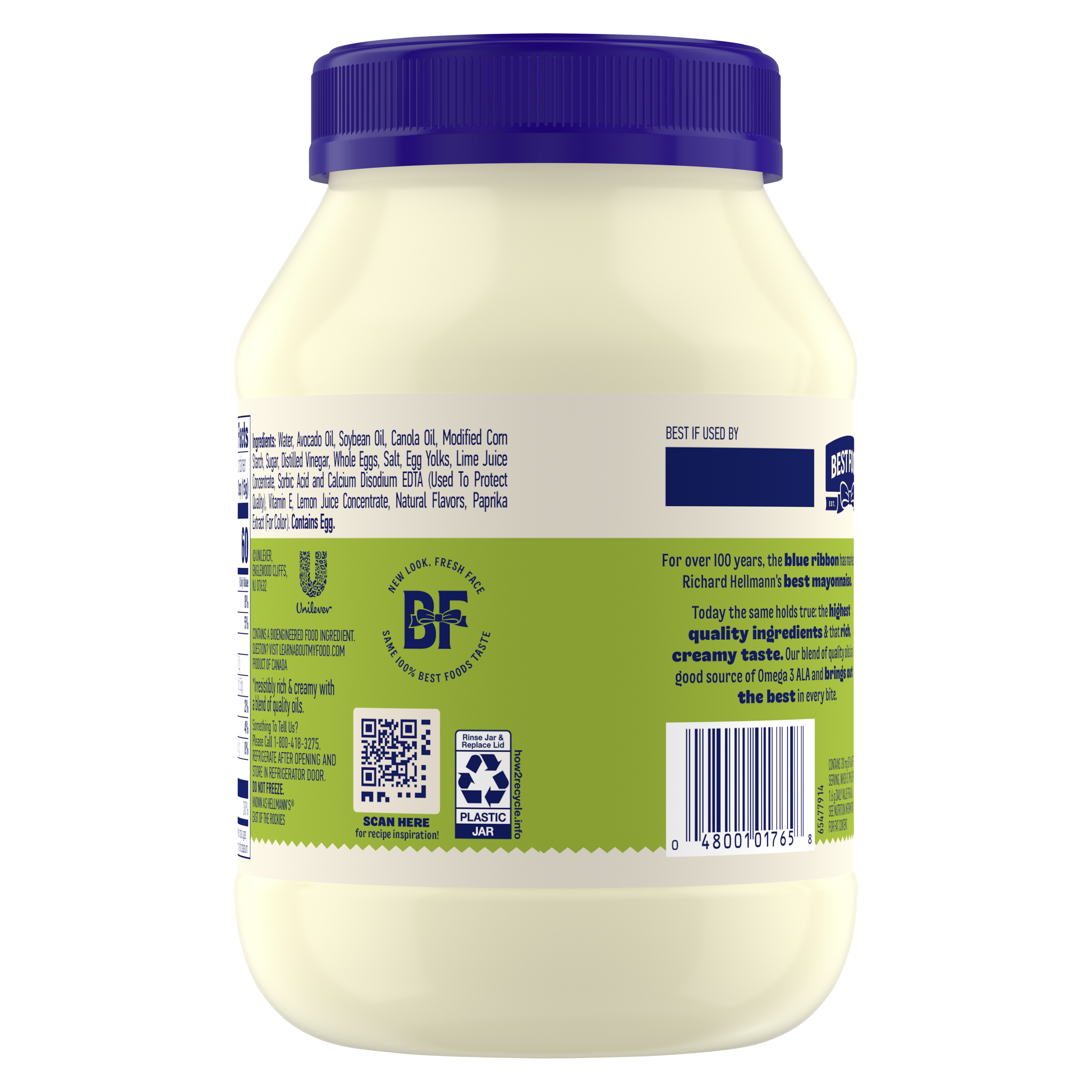 Avocado Oil Mayonnaise(Back)