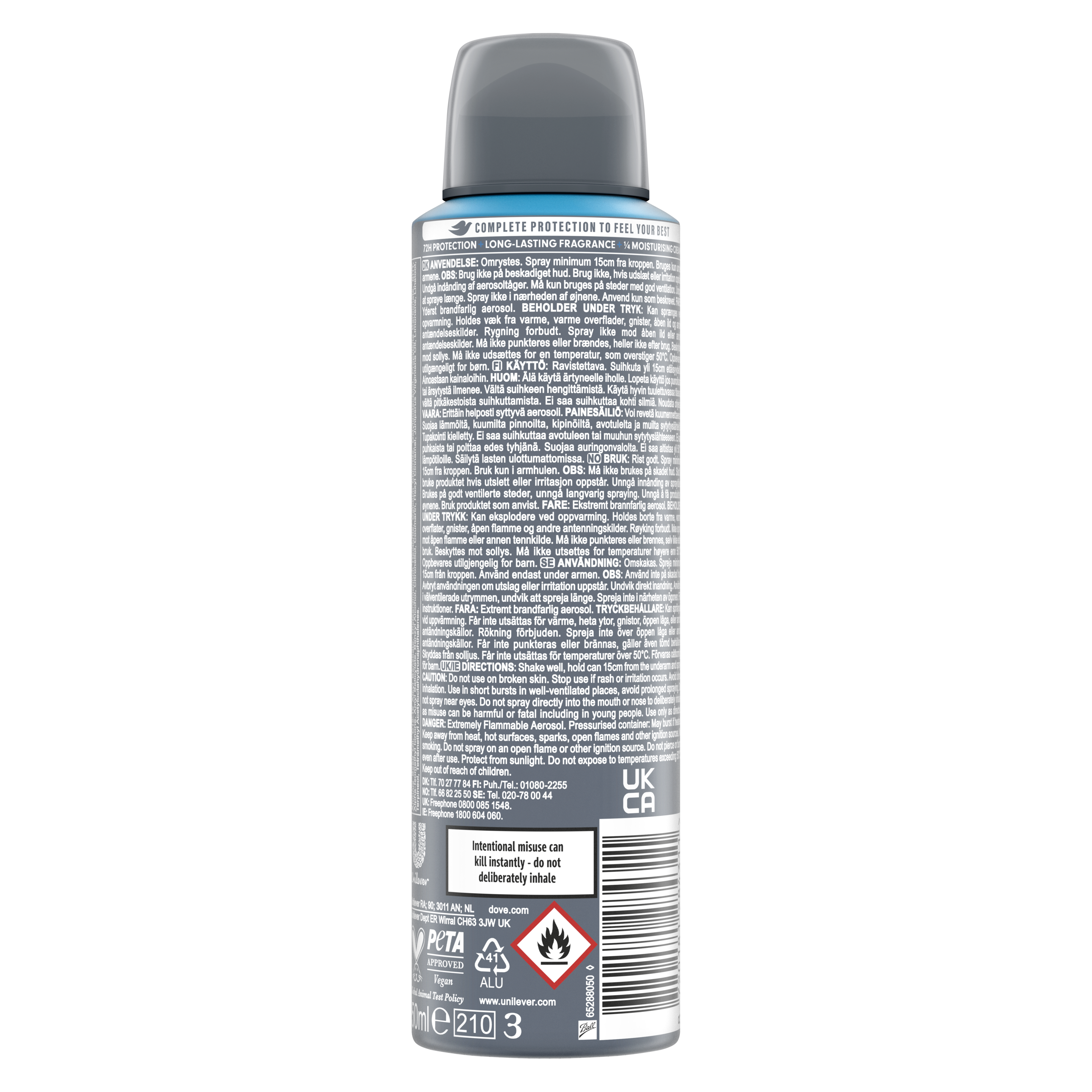 Men+Care Advanced Clean Comfort Antiperspirant Deodorant Spray 200ml