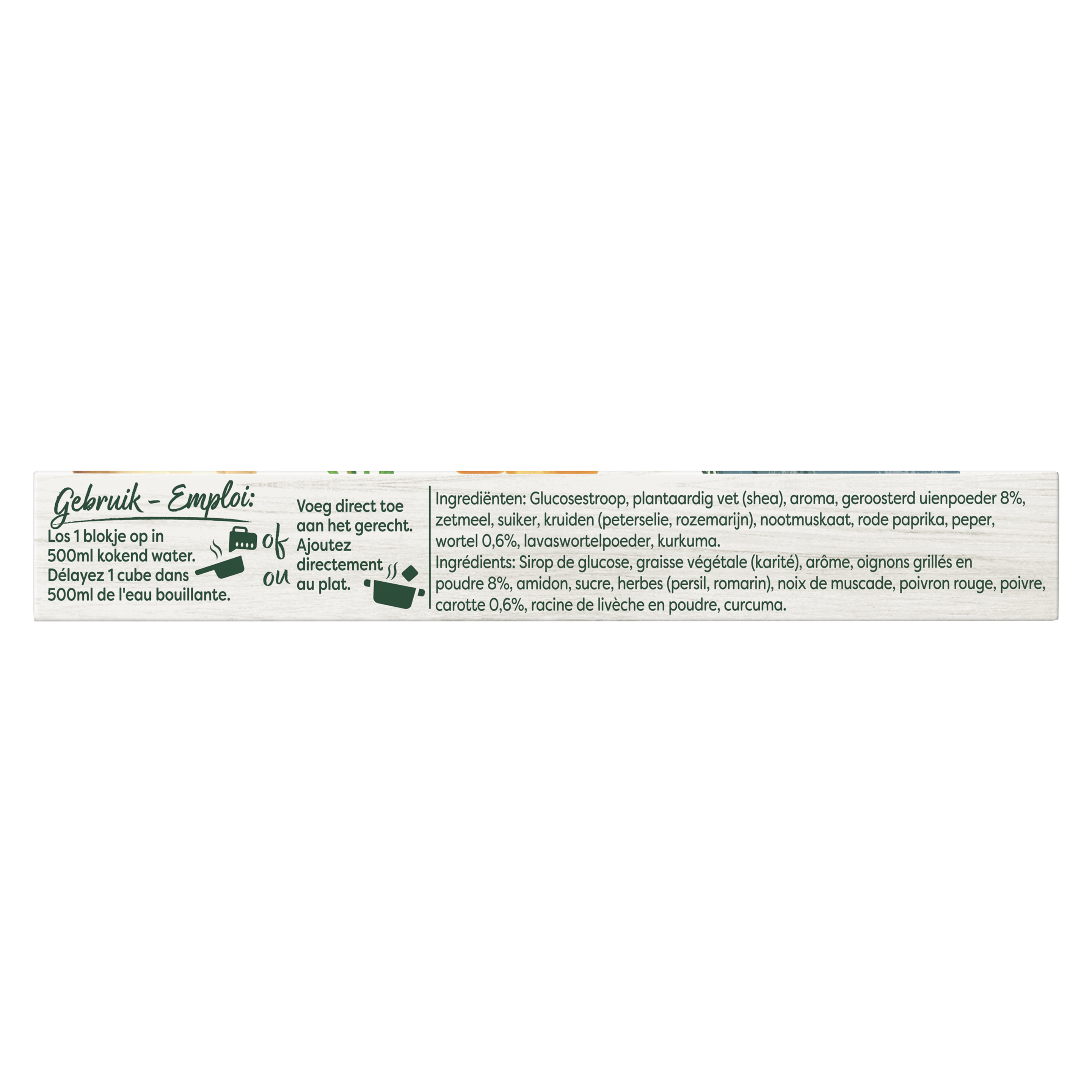 Zero-salt groenten bouillon