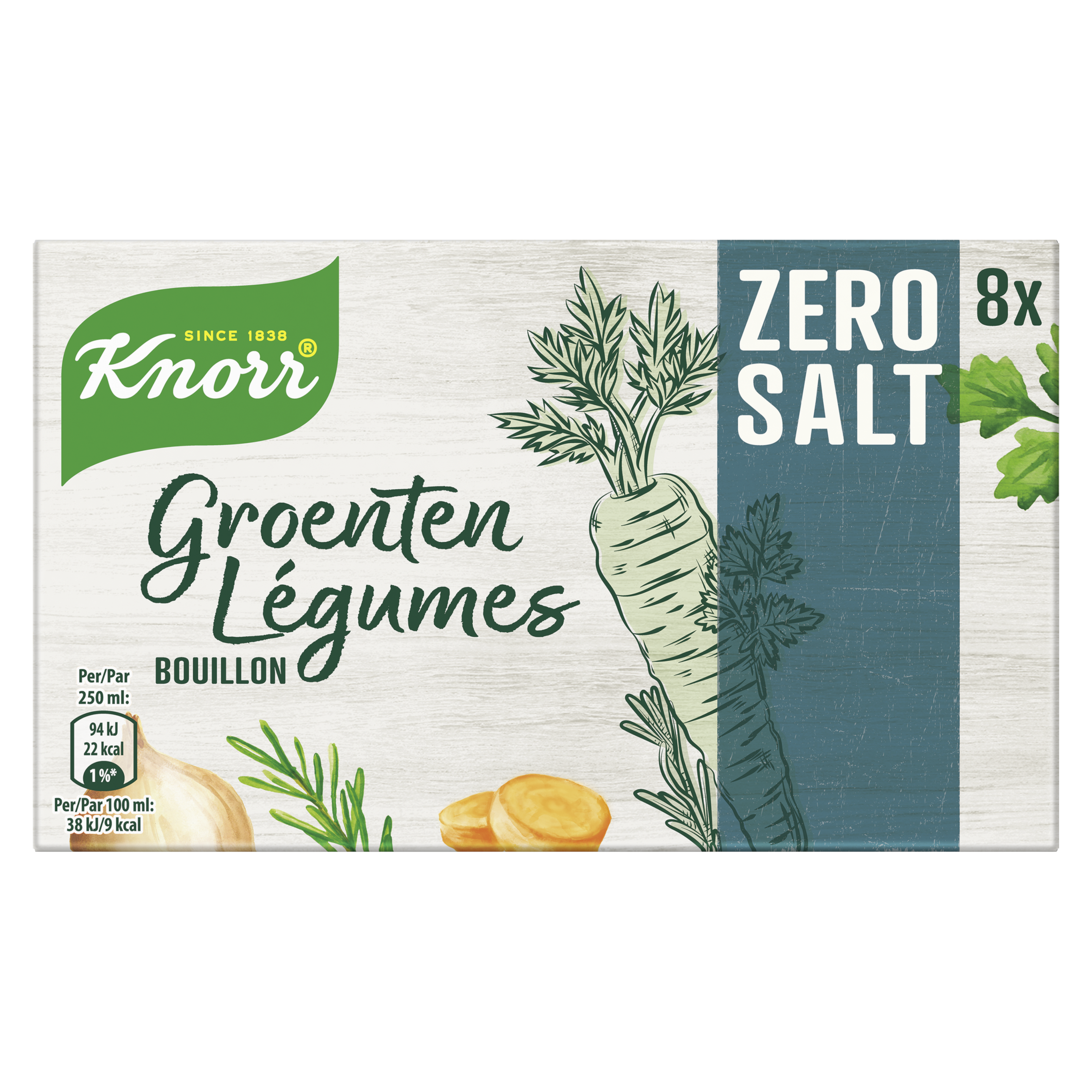 Zero-salt Groenten bouillon packshot