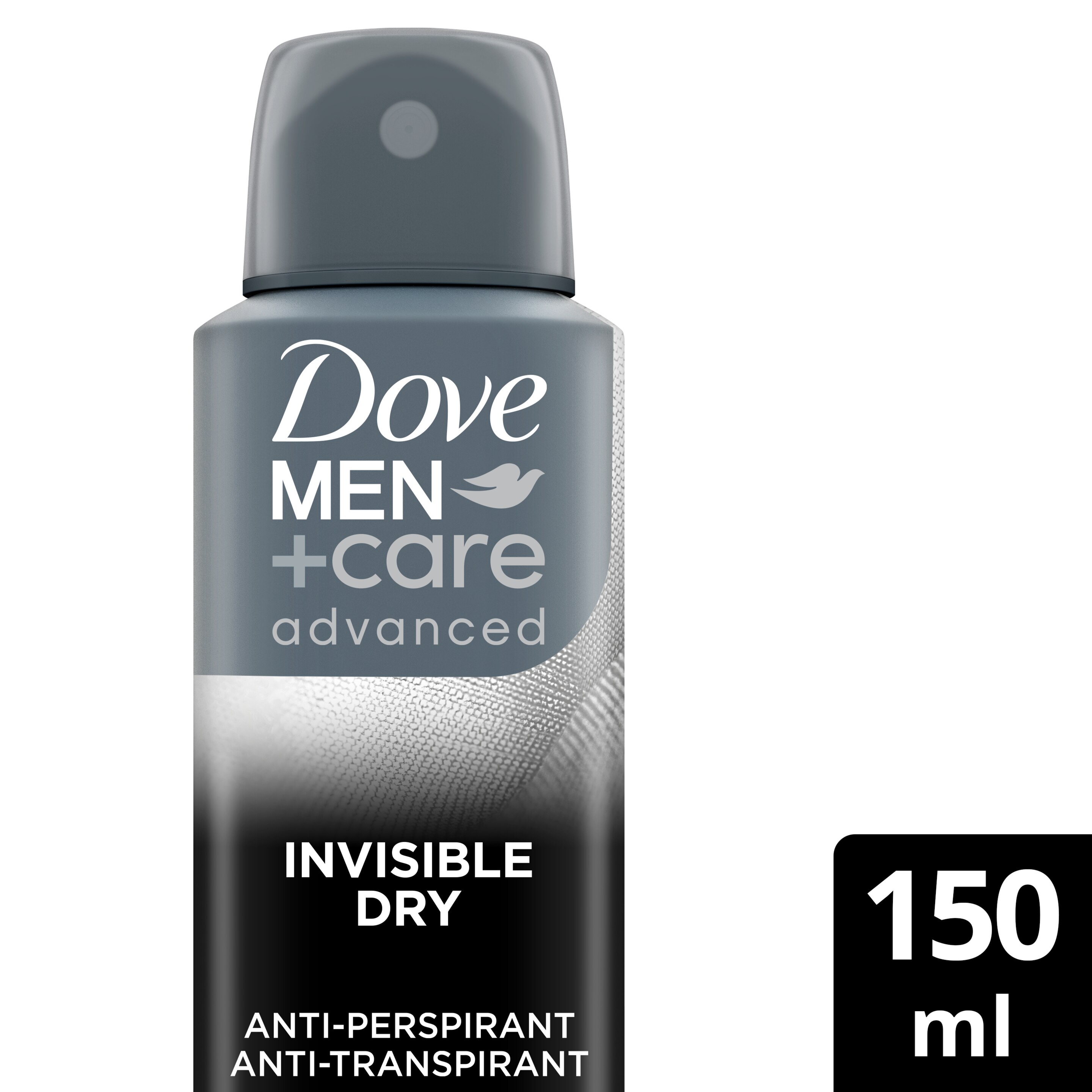 Dove Men+Care 72h Advanced Spray Invisible Dry 150 ml packshot