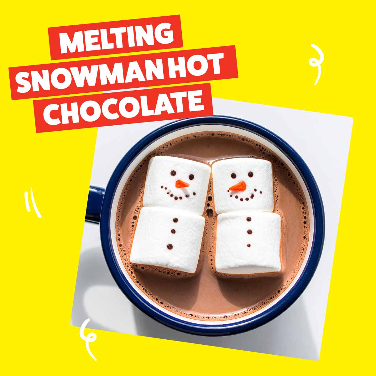Melting snowman hot chocolate preview image