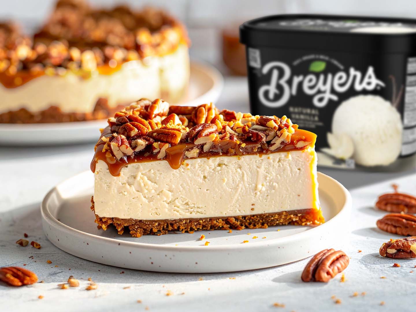Breyers Thanksgiving Praline Ice Cream Pie