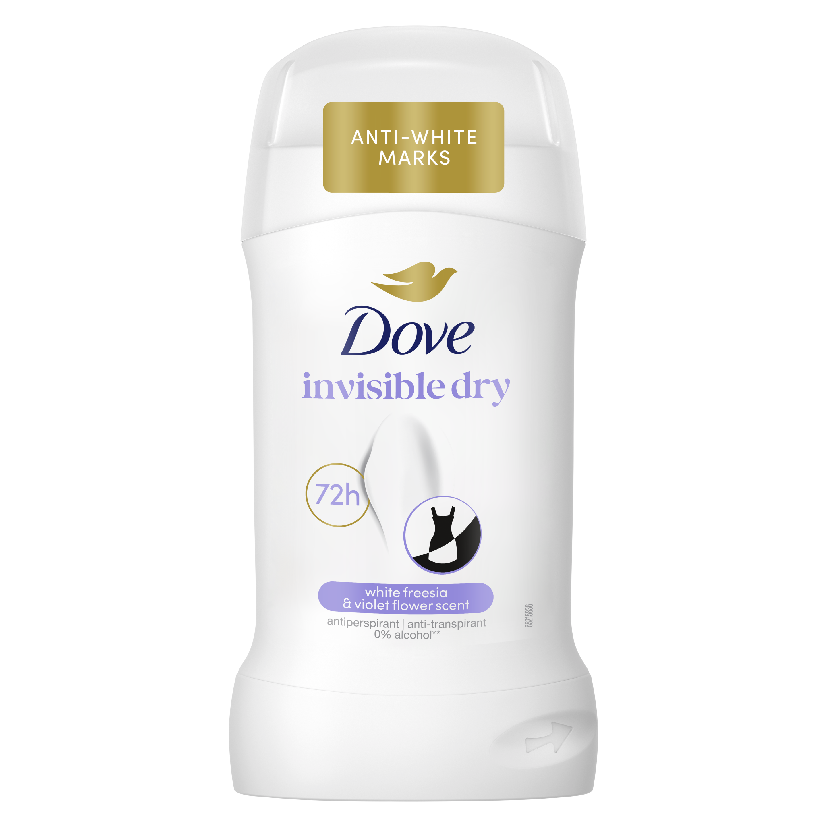 Dove Apaise & Aide à Réparer stick Anti-Transpirant Invisible Dry 50ml packshot