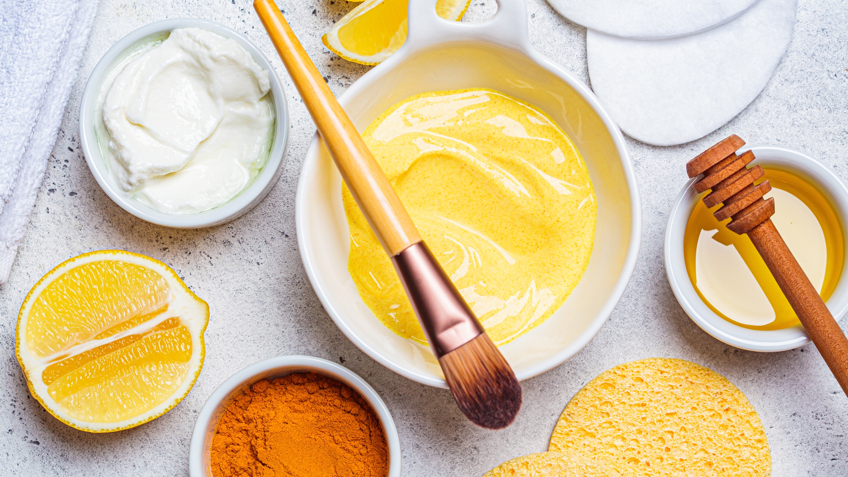 2. Yogurt & Turmeric Radiance Mask