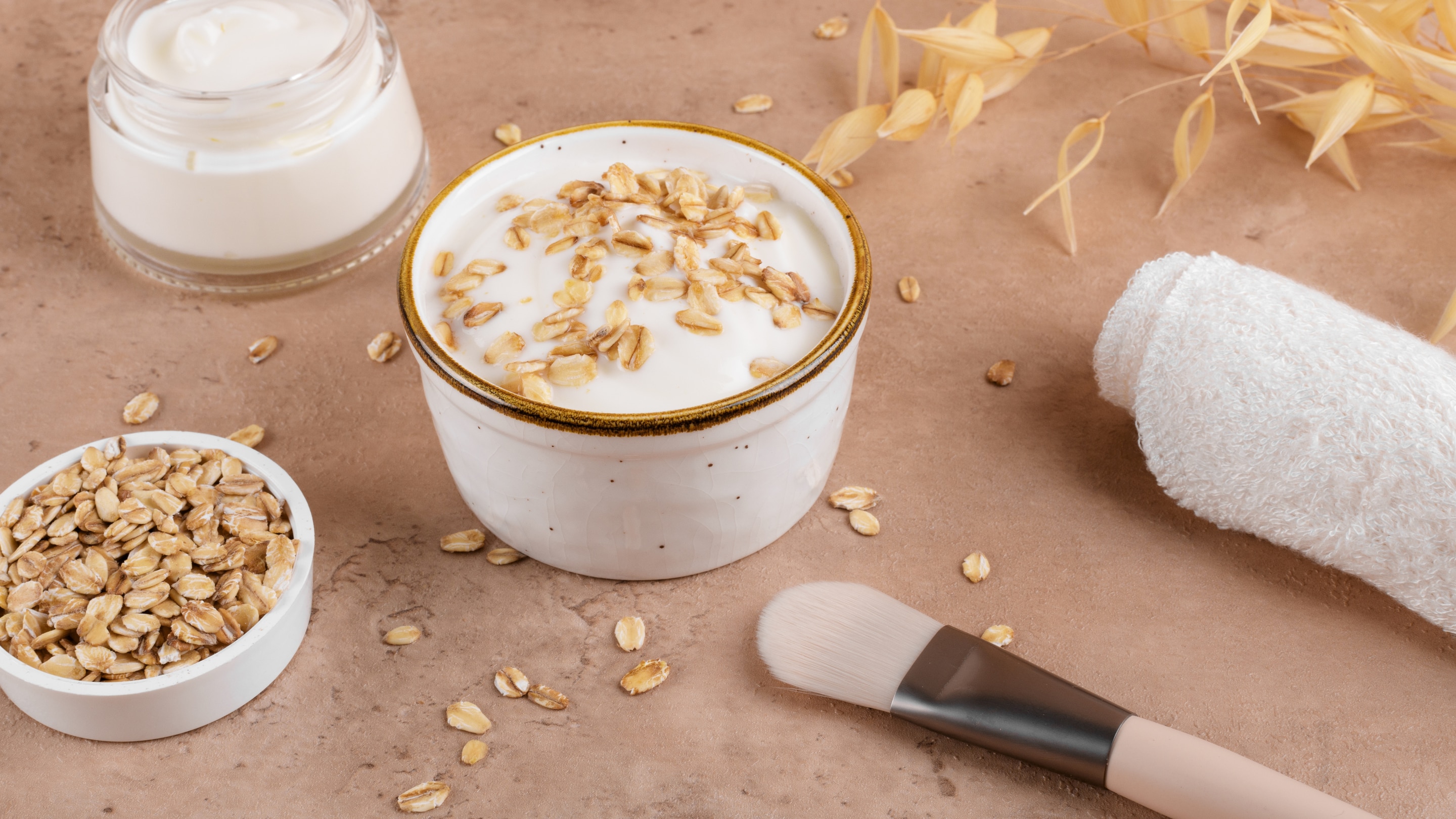 3. Yogurt & Oatmeal Calming Mask