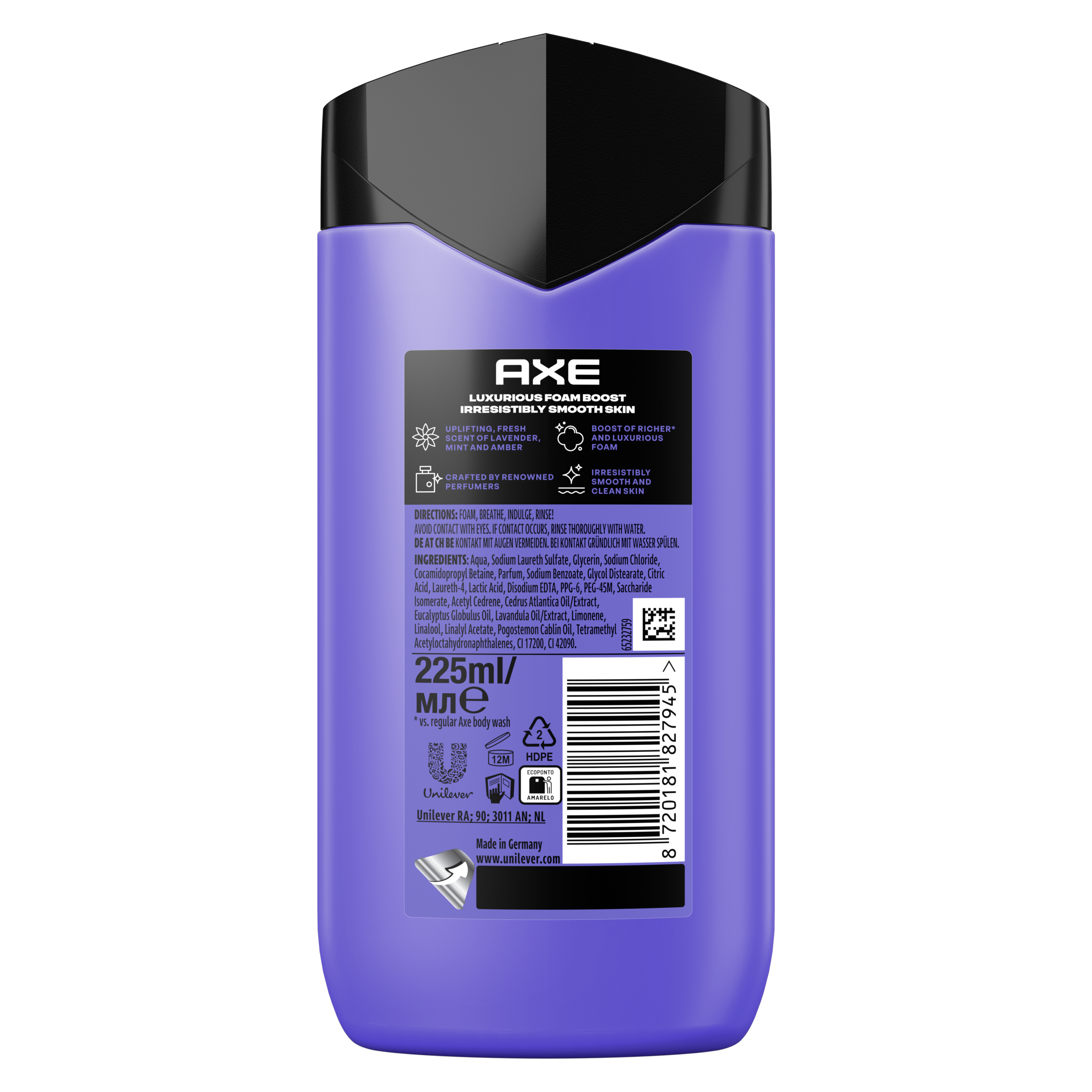 Гель для душу AXE Блу Лавендер
