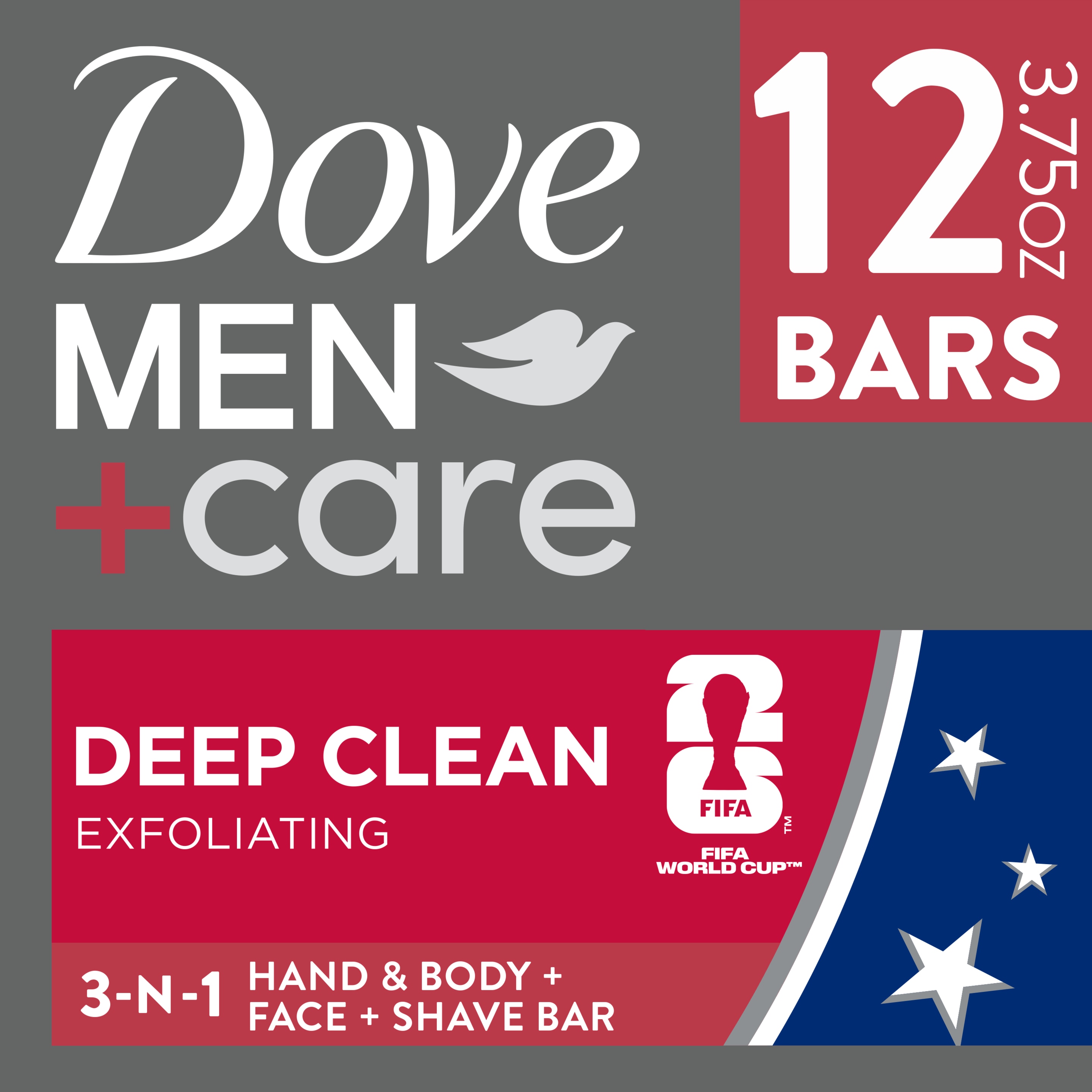 Dove Men+Care Deep Clean Body and Face Bar