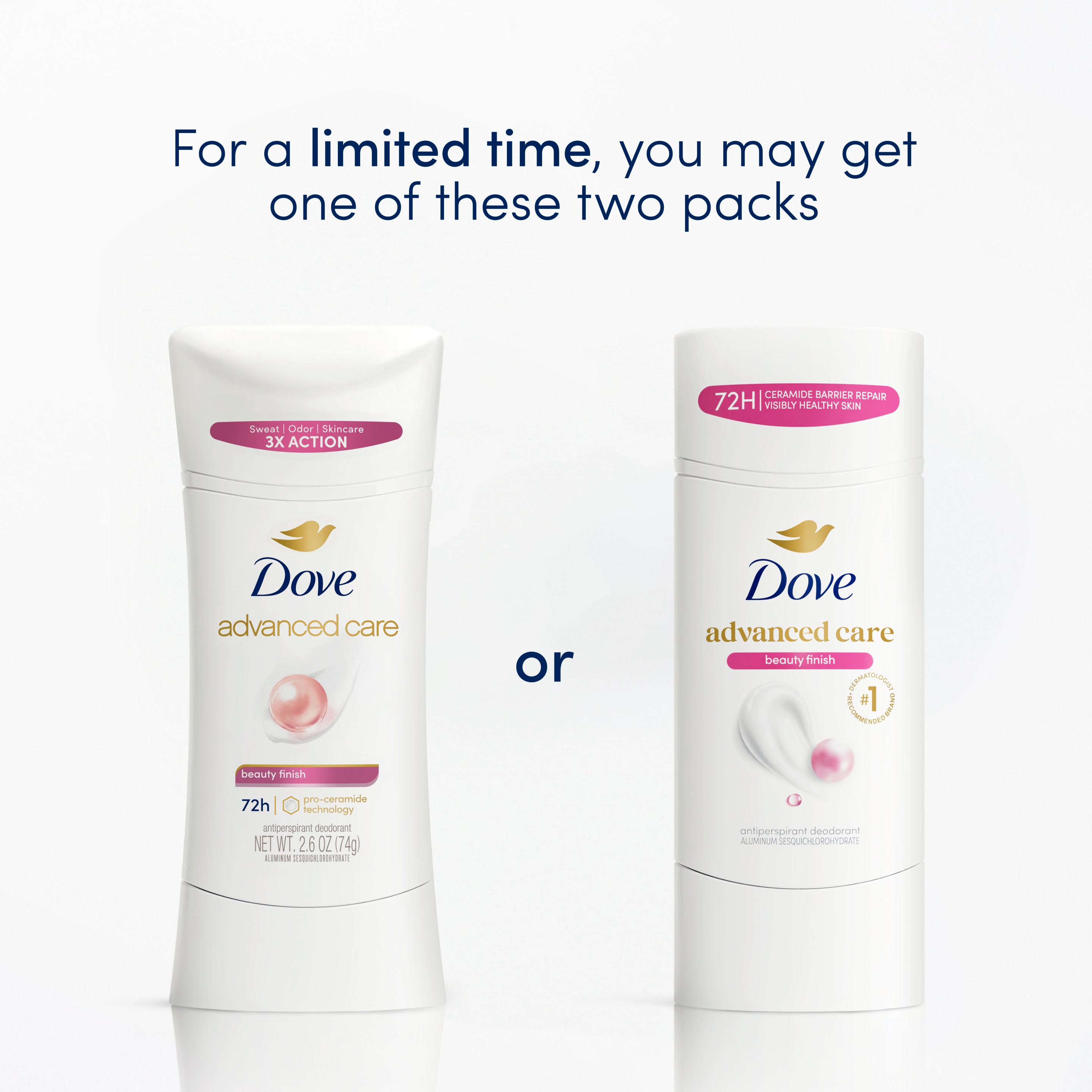 Advanced Care Beauty Finish Antiperspirant Stick