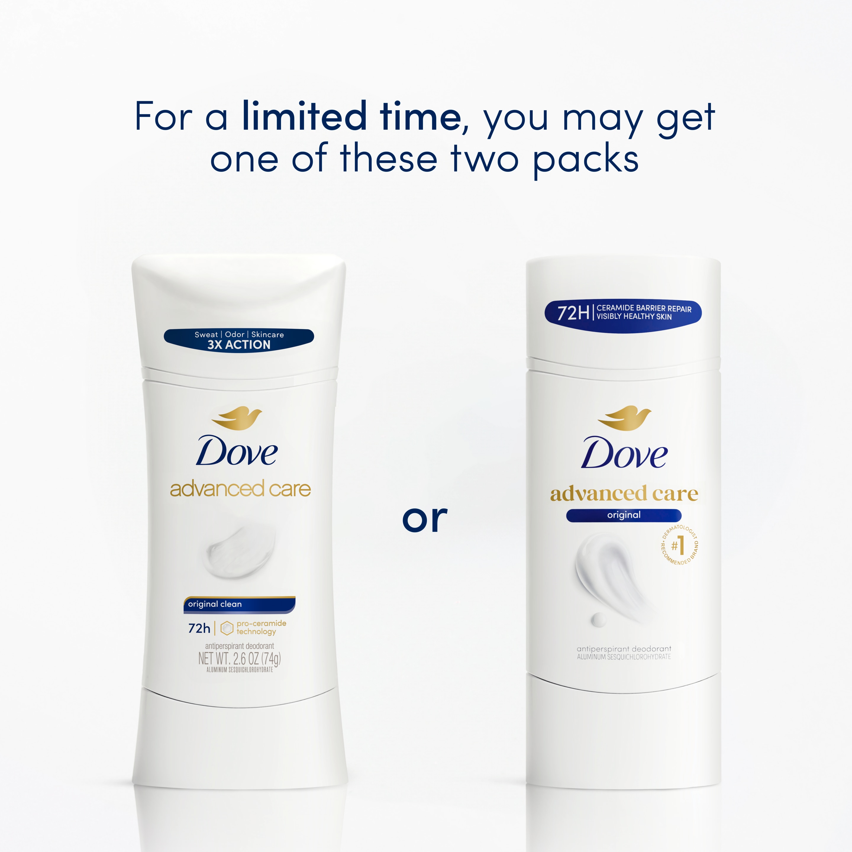 Advanced Care Original Clean Antiperspirant Stick