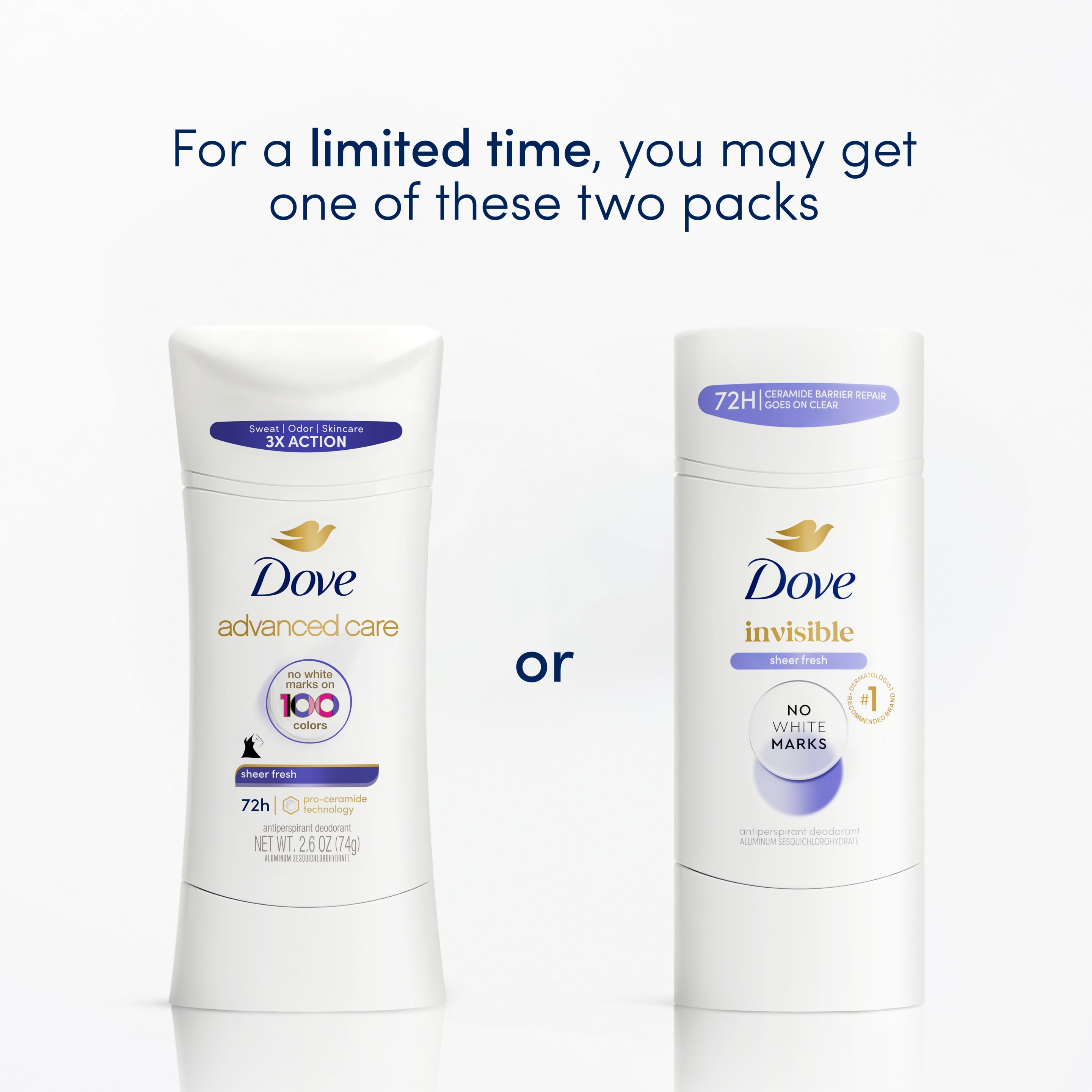 Advanced Care Invisible Sheer Fresh Antiperspirant Stick