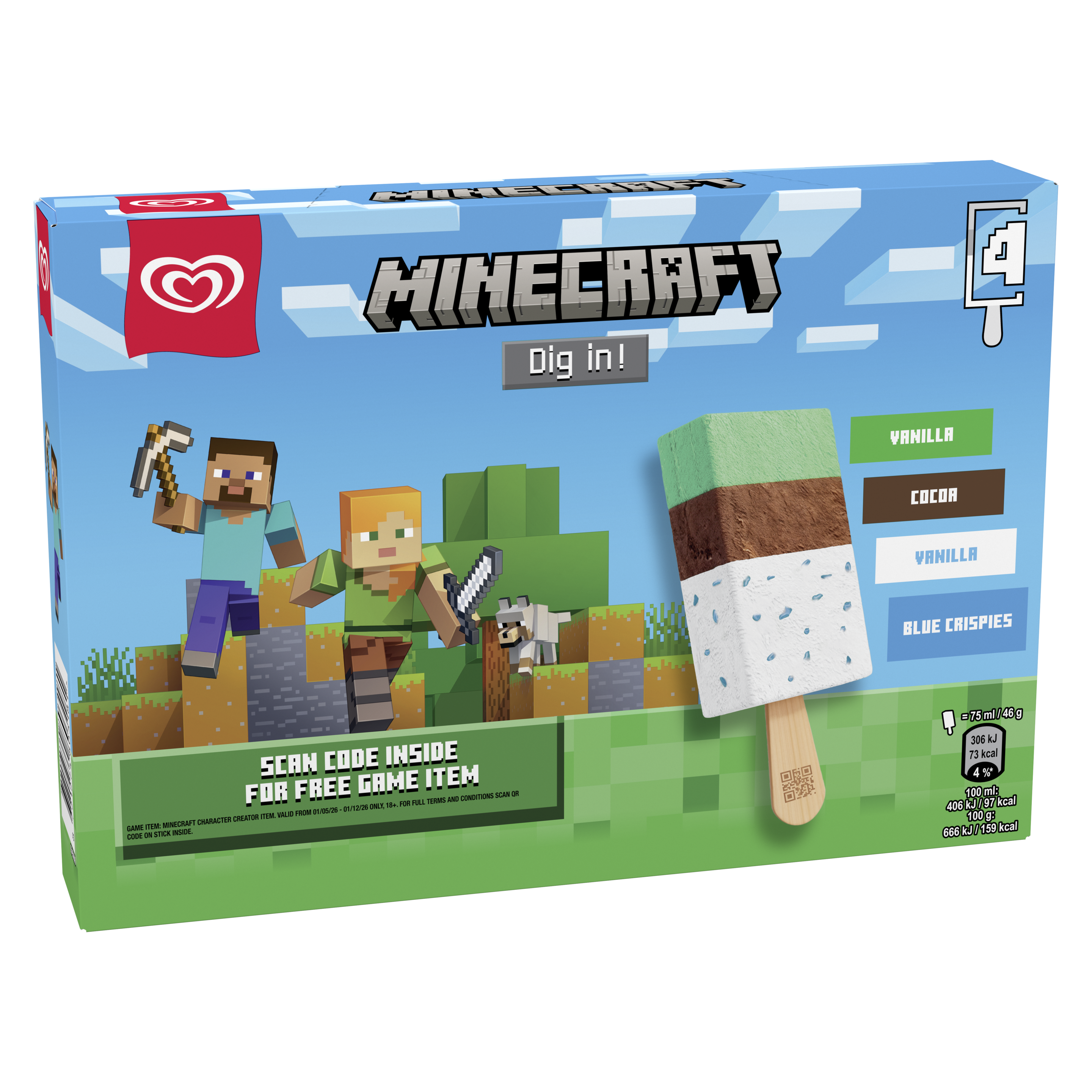 Minecraft 300ml packshot