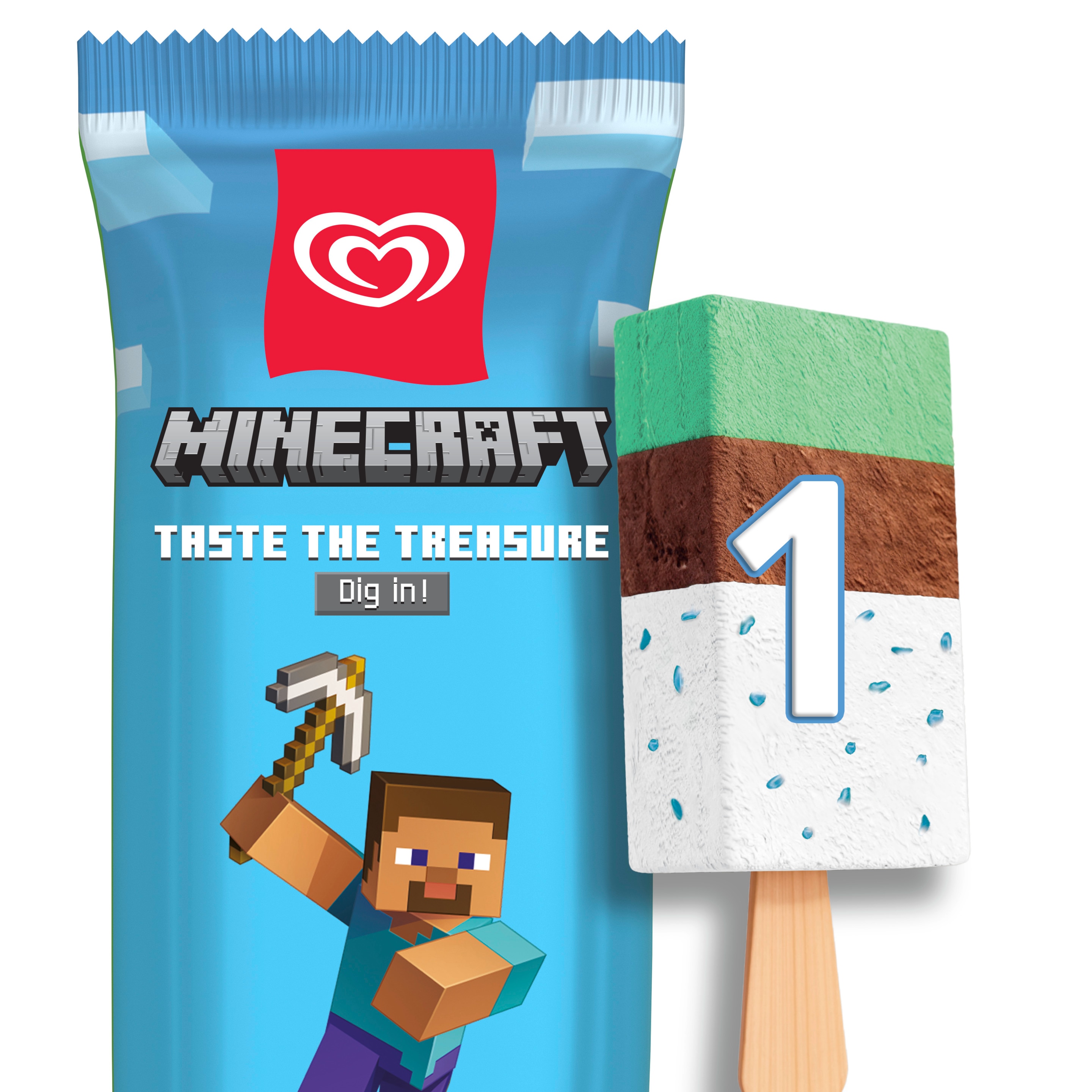 Minecraft 1 x 75 ml - Langnese Deutschland packshot