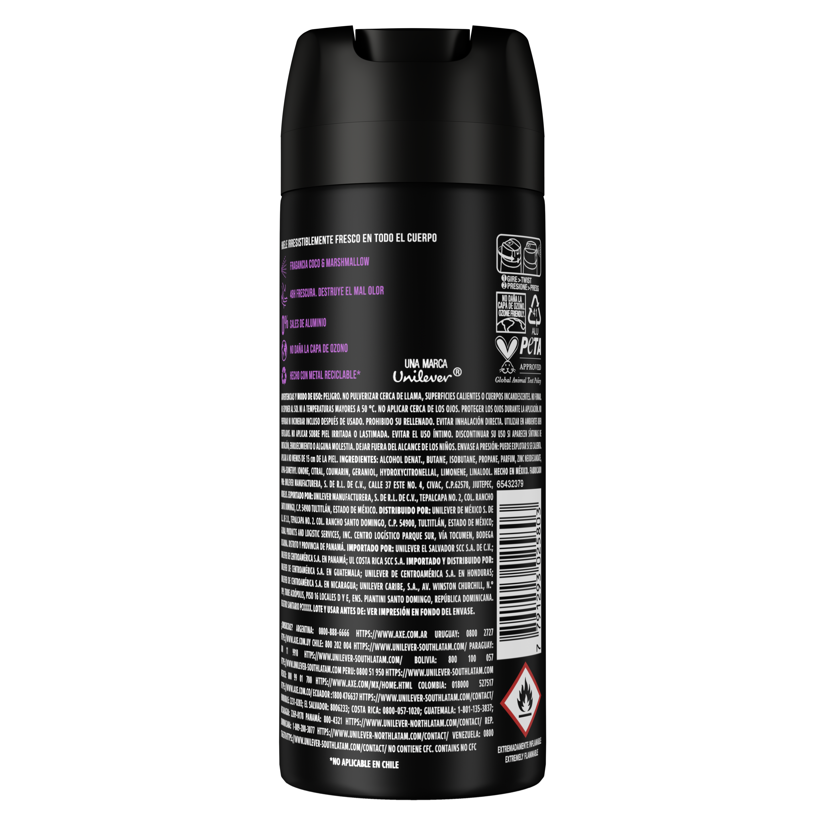 DESODORANTE  EN AEROSOL EXCITE 150 ml
