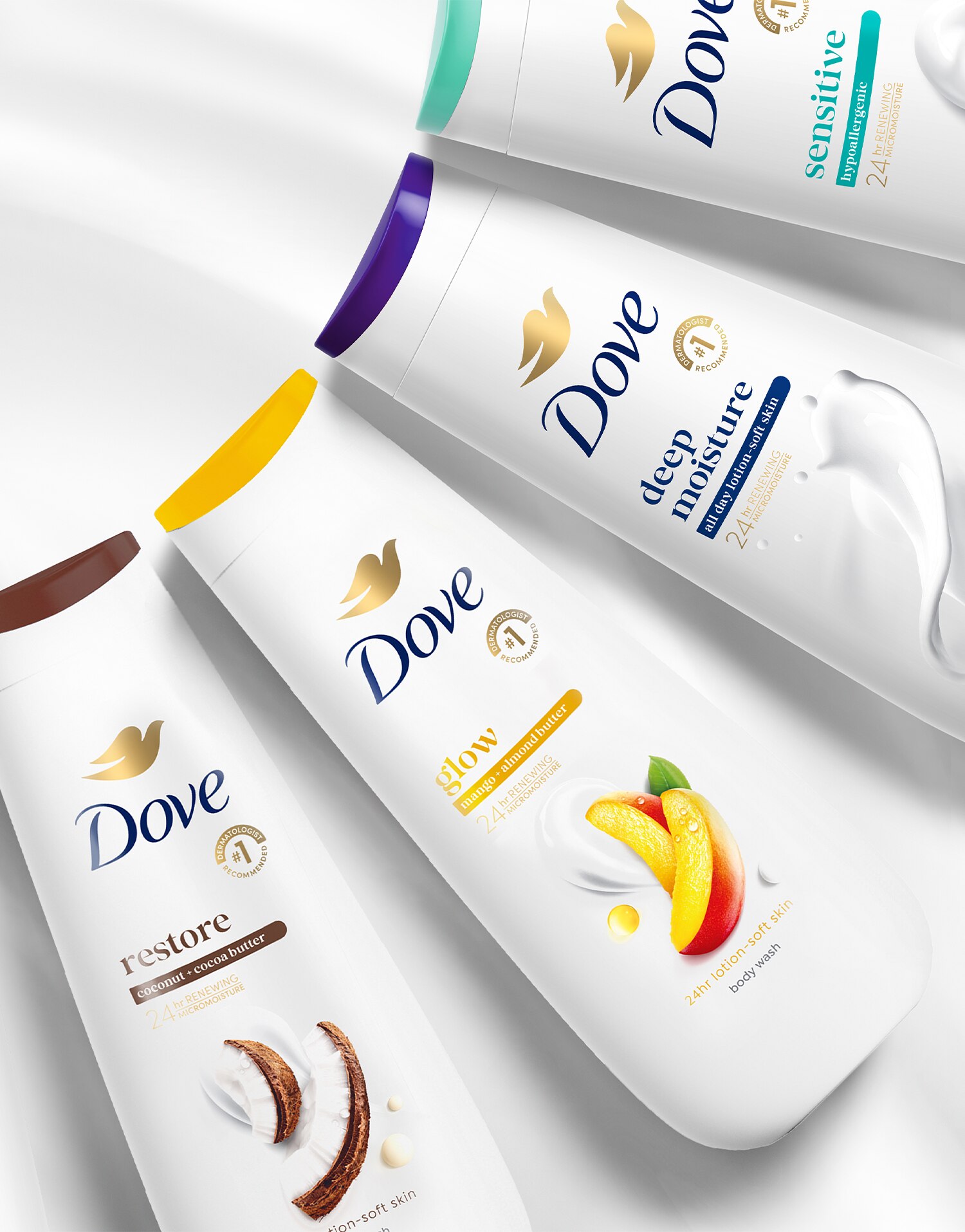 Dove Body Wash range