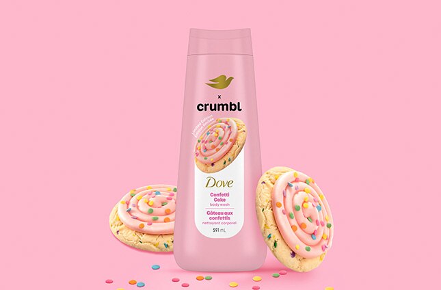 Dove Crumbl Confetti Cake