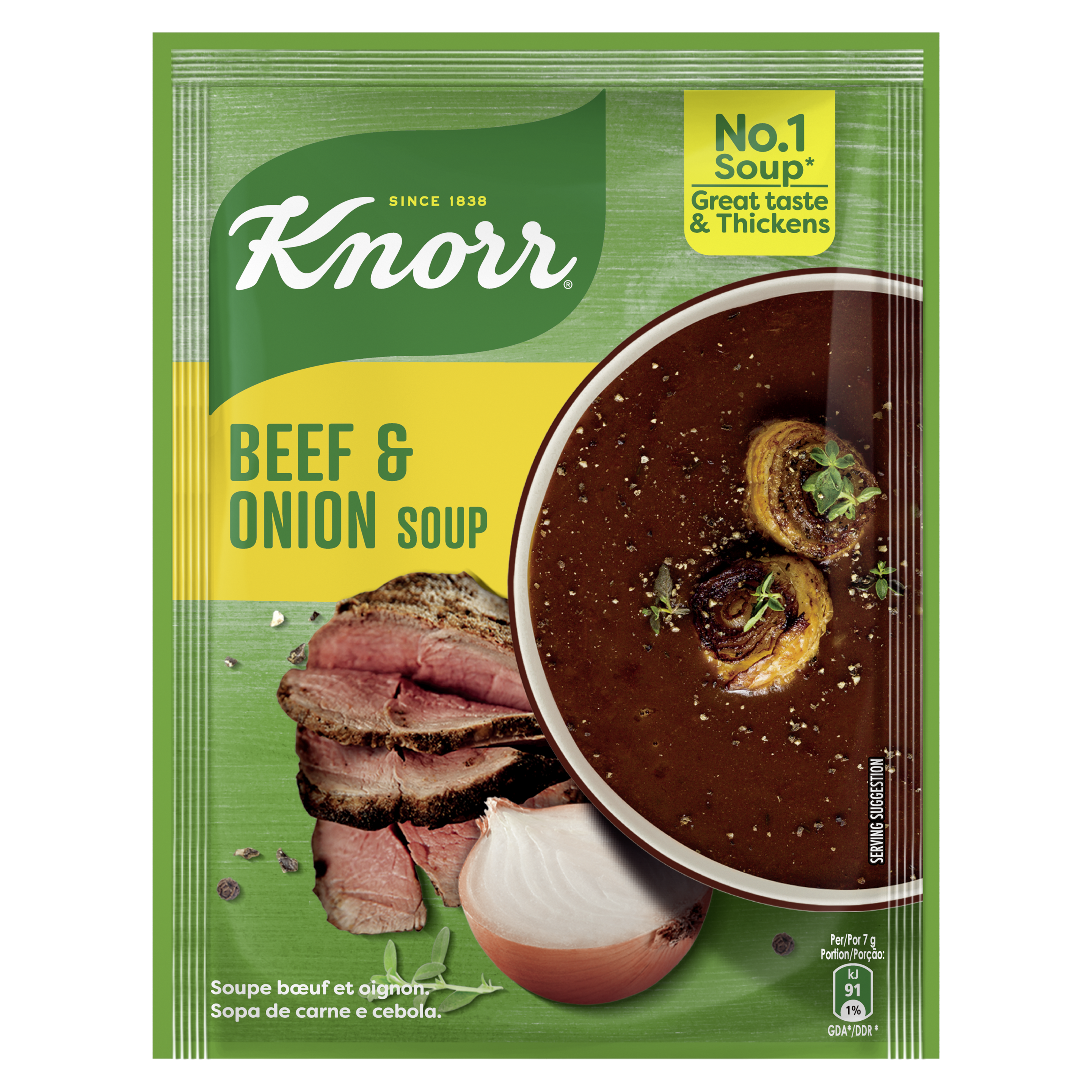 Knorr Beef & Onion Soup 45g packshot