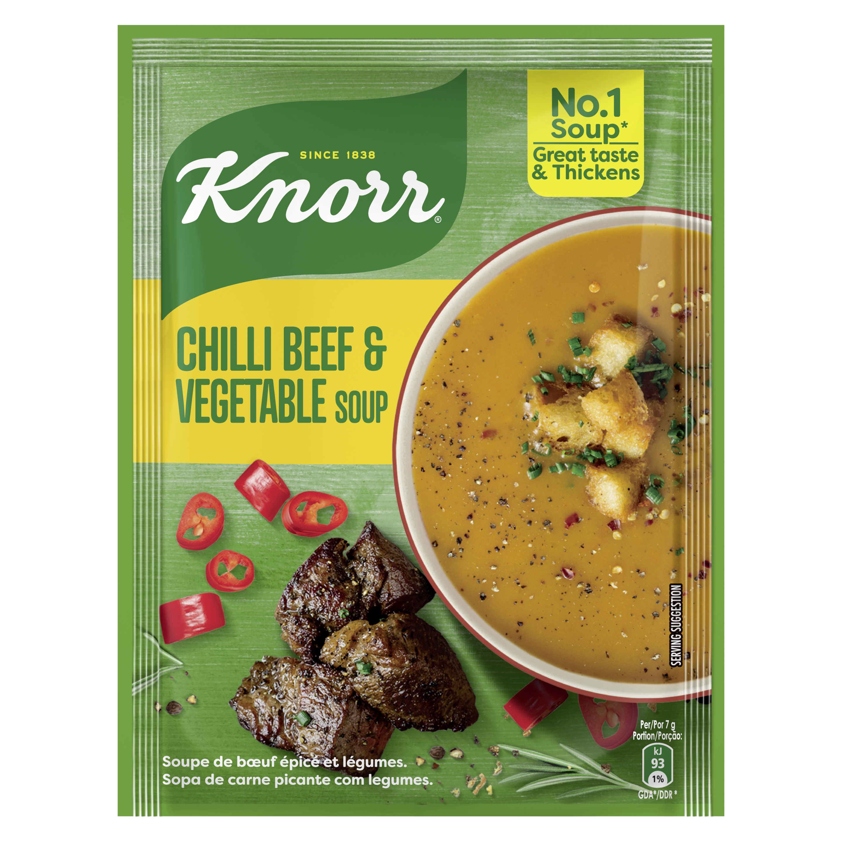 Knorr Chilli Beef and Vegetable  Soup  45g